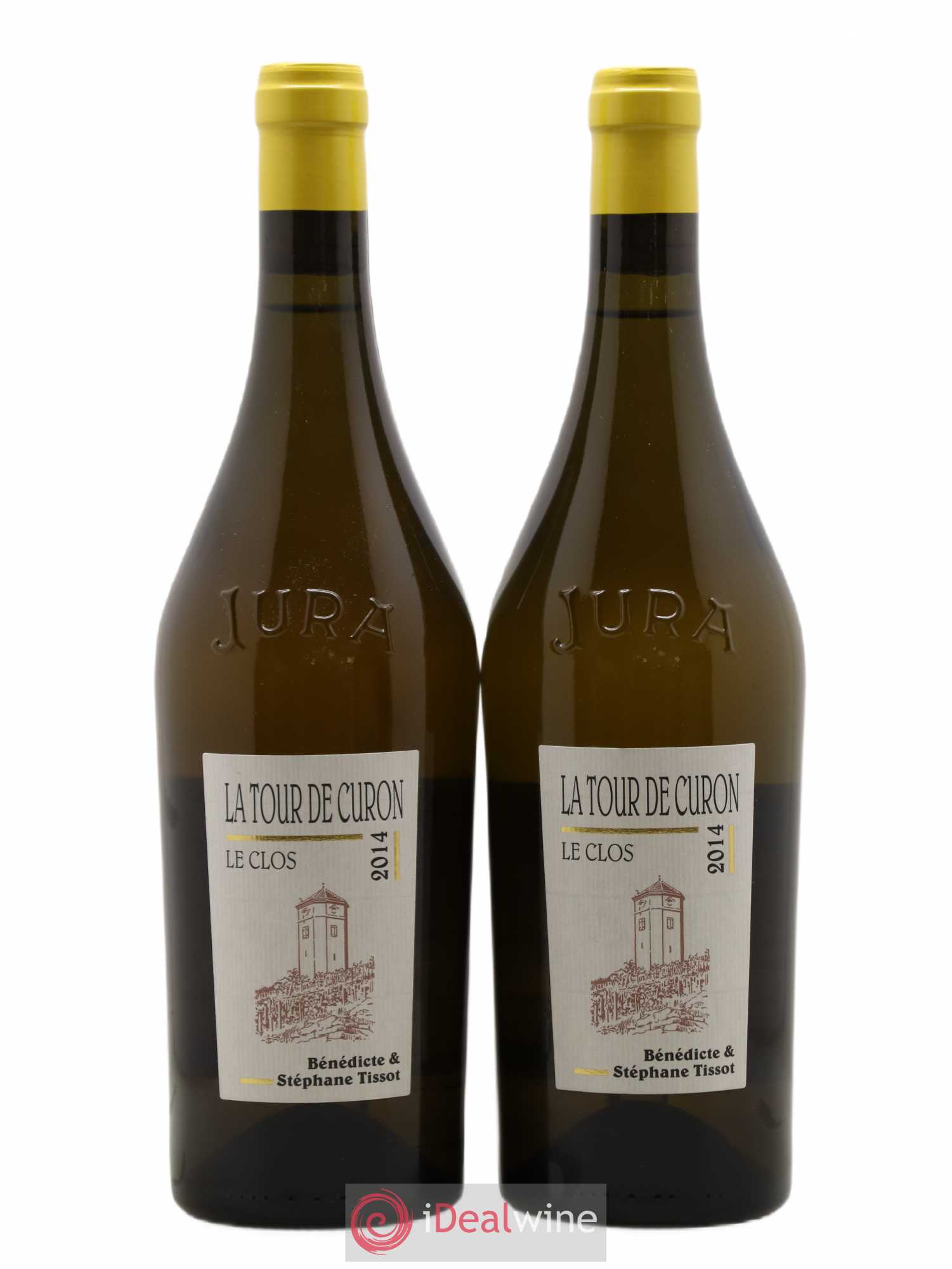 Arbois Chardonnay Le Clos de la Tour de Curon Bénédicte et Stéphane Tissot 2014 - Lot de 2 bouteilles - 0