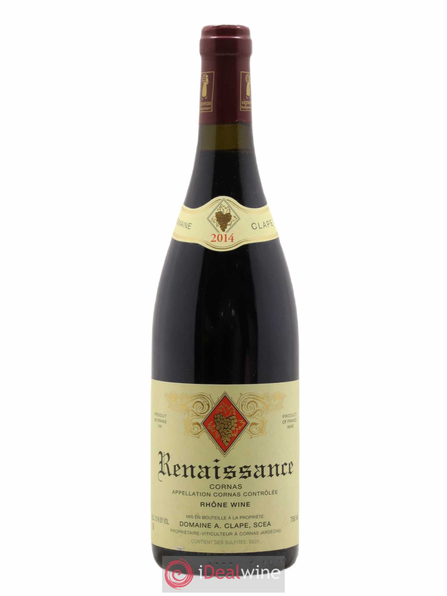 Cornas Renaissance Auguste Clape 2014 - Posten von 1 Flasche - 0
