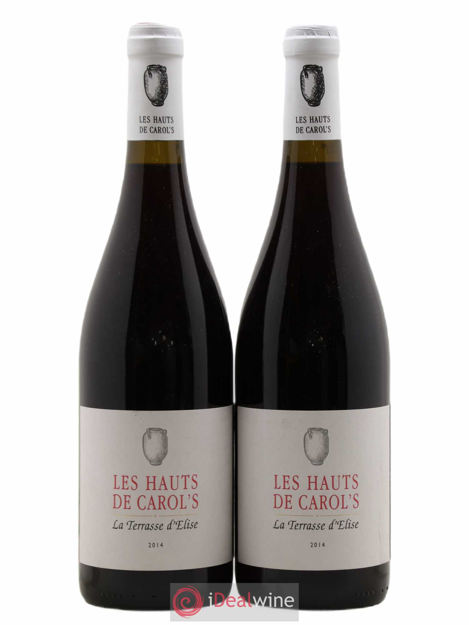 Pays d'Hérault Les Hauts de Carol's Terrasse d'Elise (Domaine de la) 2014 - Lot de 2 bouteilles - 0