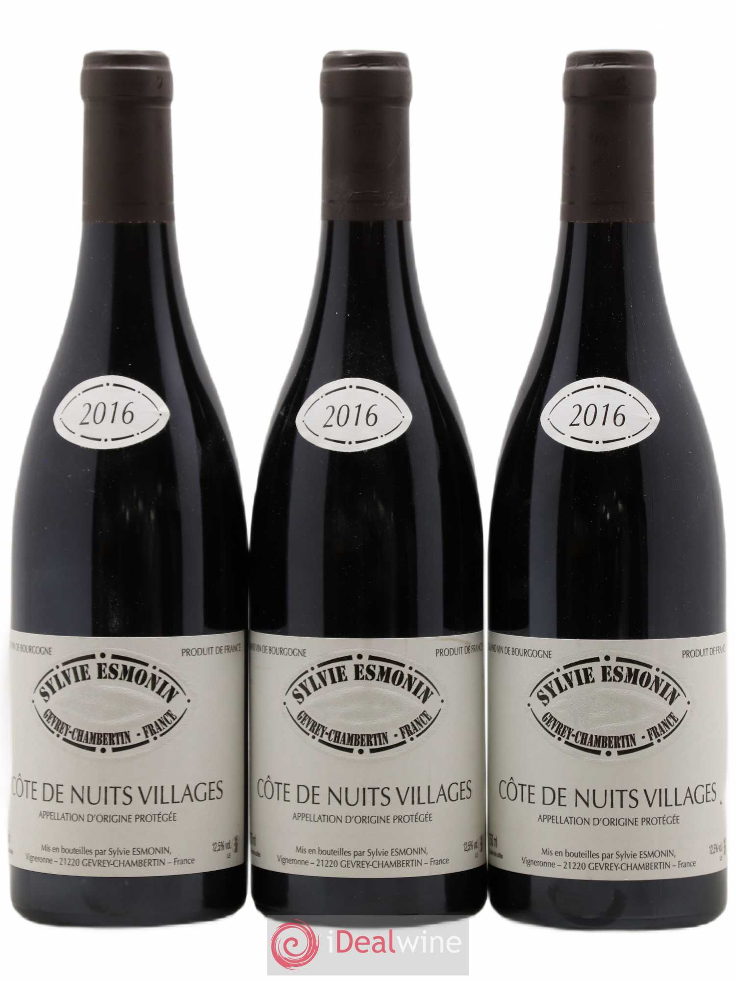 Côte de Nuits-Villages Sylvie Esmonin 2016 - Lot de 3 bouteilles - 0
