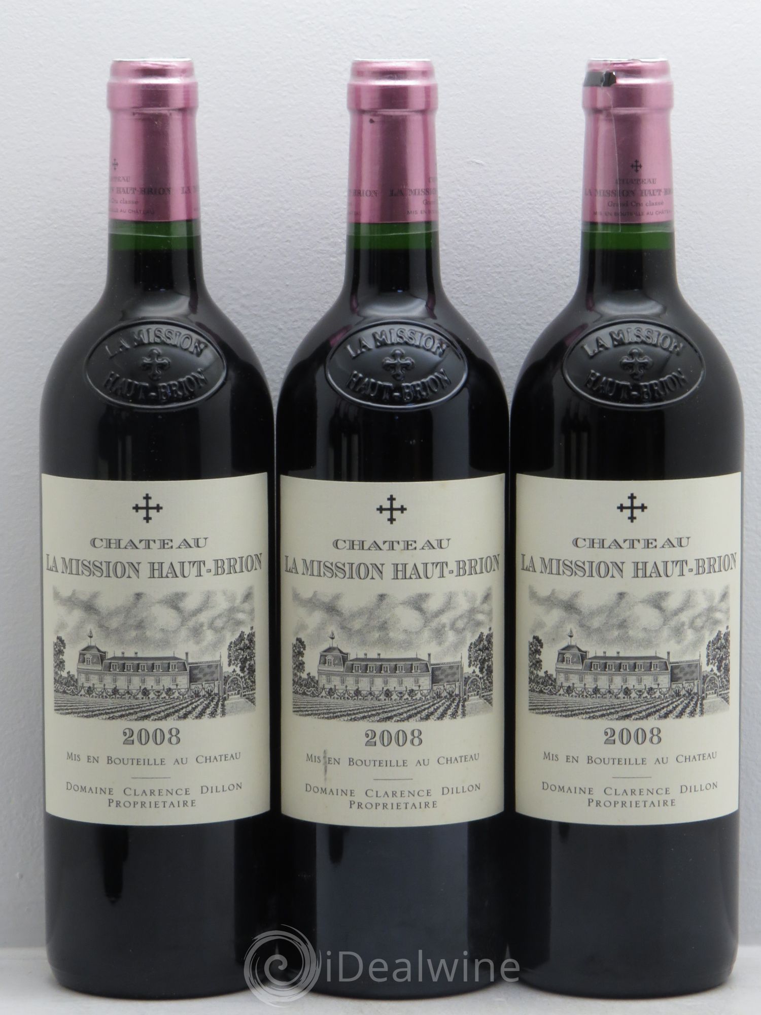 Château la Mission Haut-Brion Cru Classé de Graves 2008 - Lot de 6 bouteilles - 1