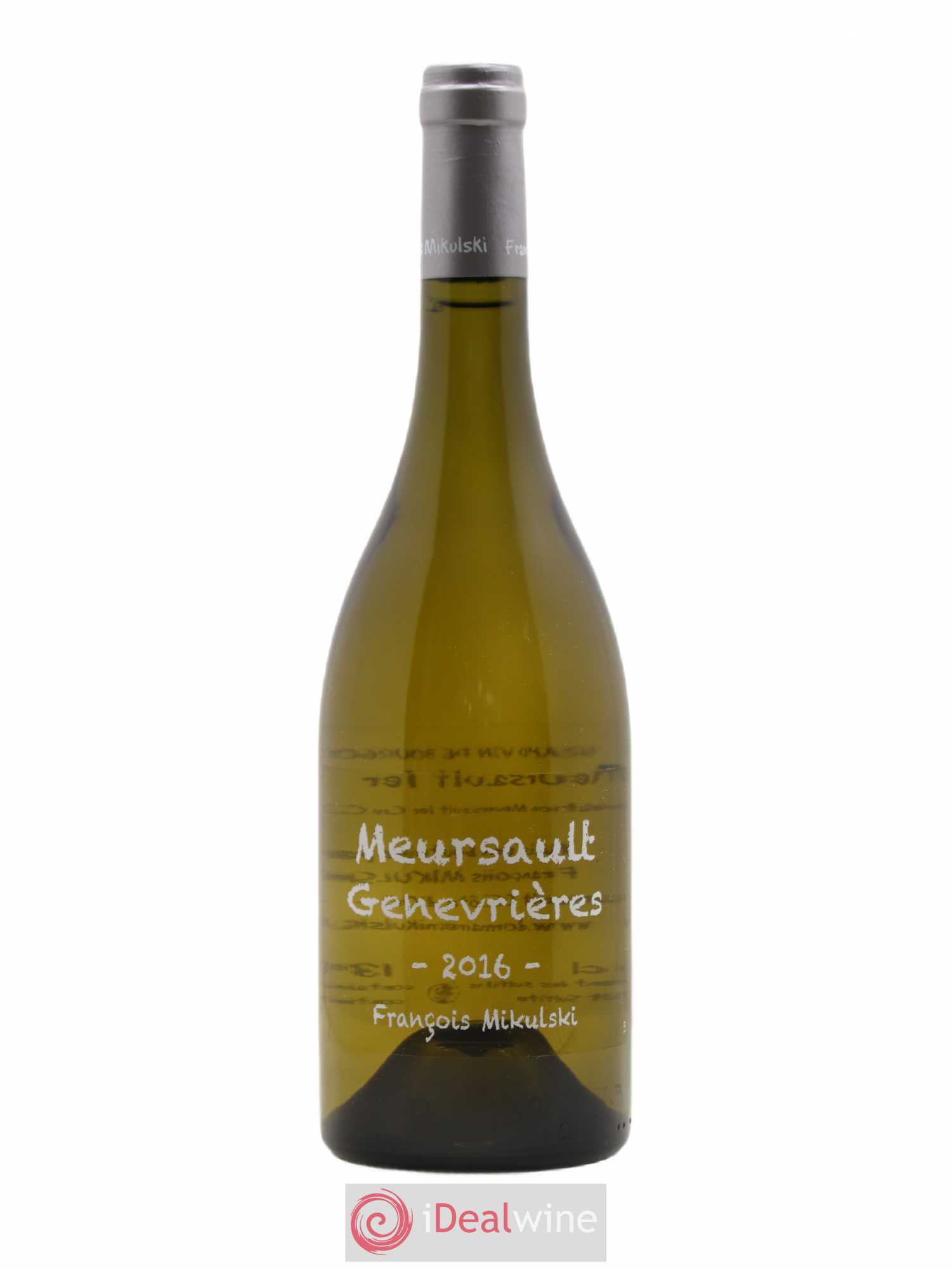 Meursault 1er Cru Les Genevrières François Mikulski 2016 - Lot de 1 bouteille - 0