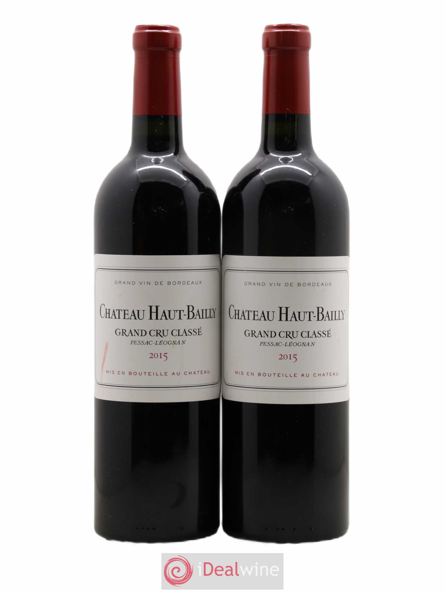 Château Haut-Bailly Cru Classé de Graves 2015 - Lot de 2 bouteilles - 0