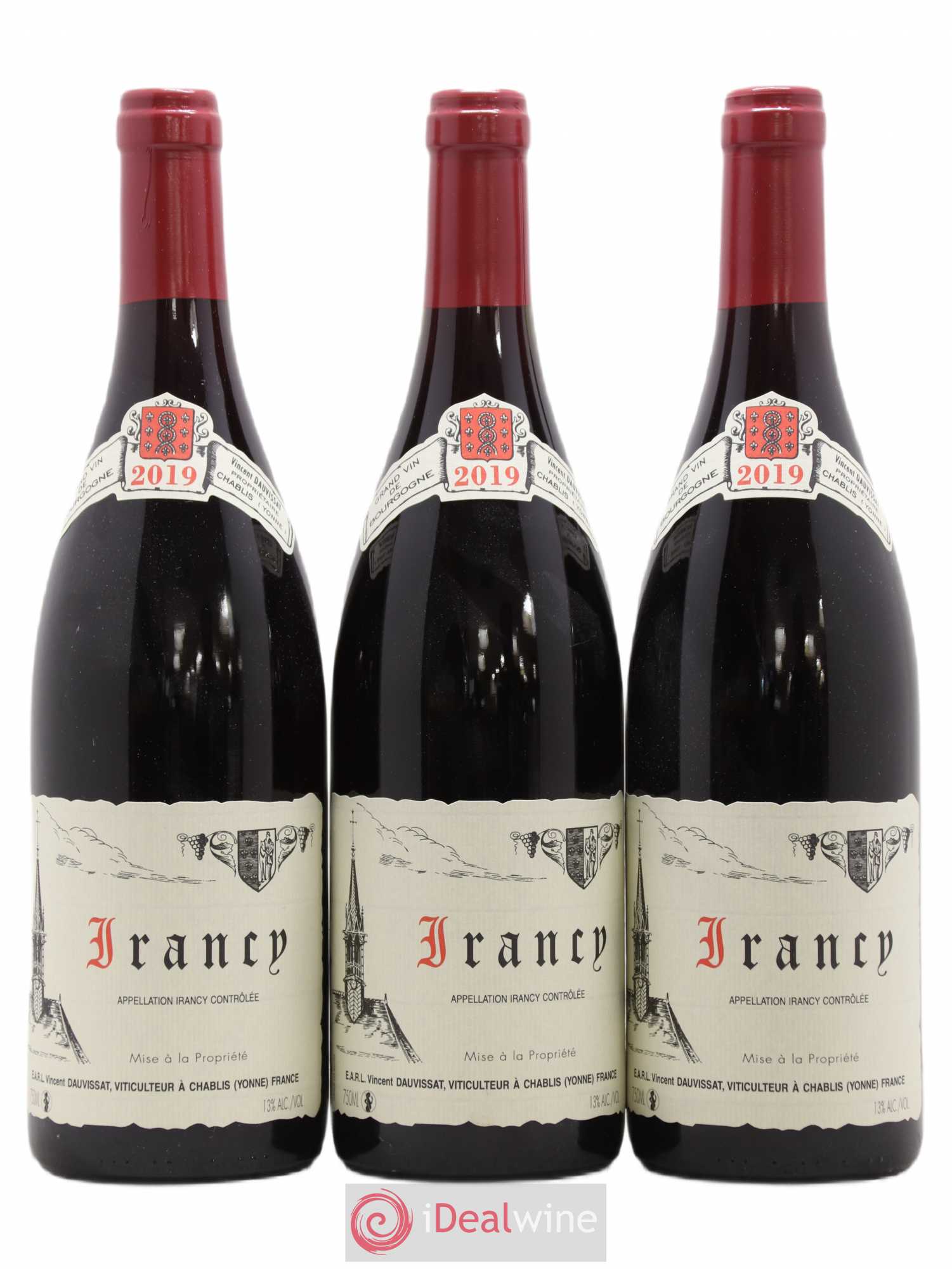 Irancy Vincent Dauvissat (Domaine) 2019 - Lot de 3 bouteilles - 0