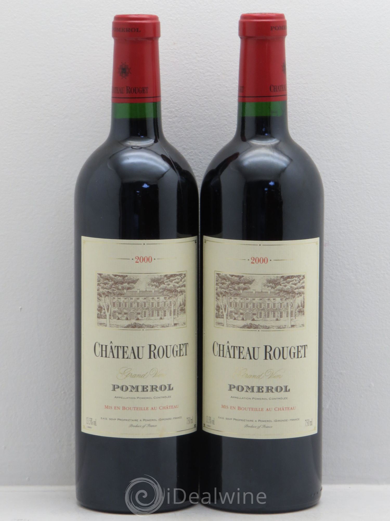 Château Rouget 2000 - Lot of 2 bottles - 0