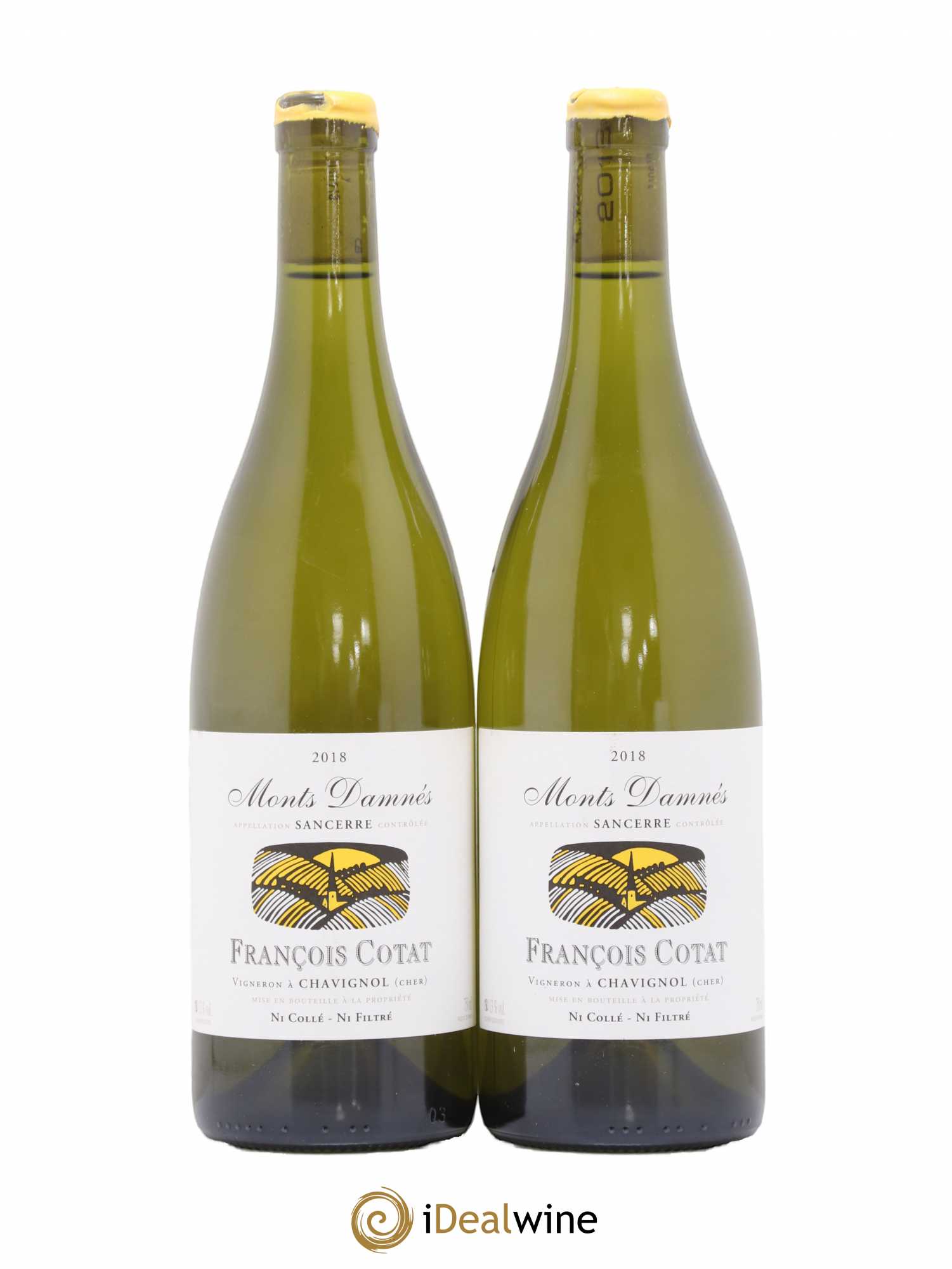 Sancerre Les Monts Damnés François Cotat 2018 - Lot de 2 bouteilles - 0