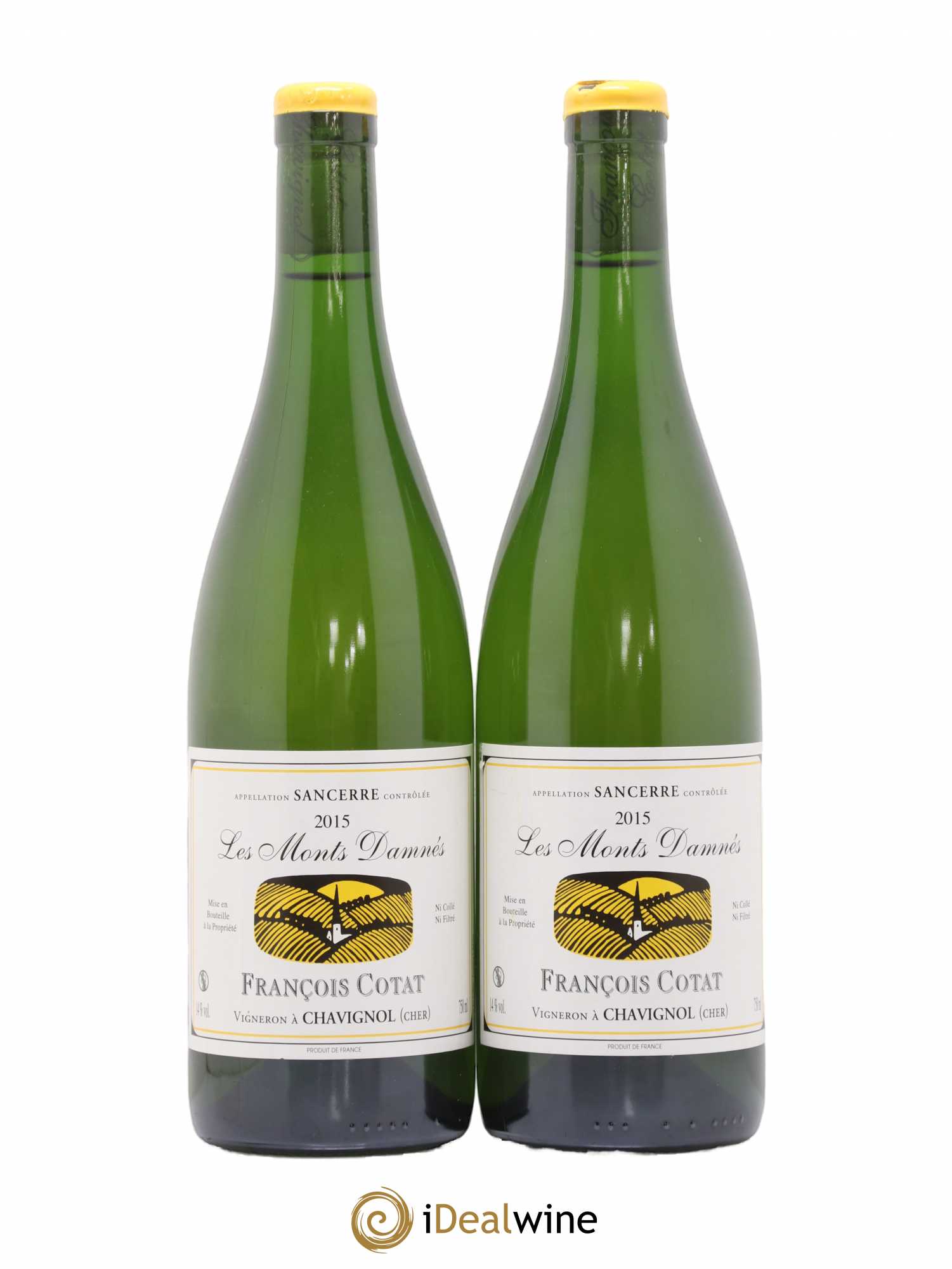 Sancerre Les Monts Damnés François Cotat 2015 - Lot de 2 bouteilles - 0