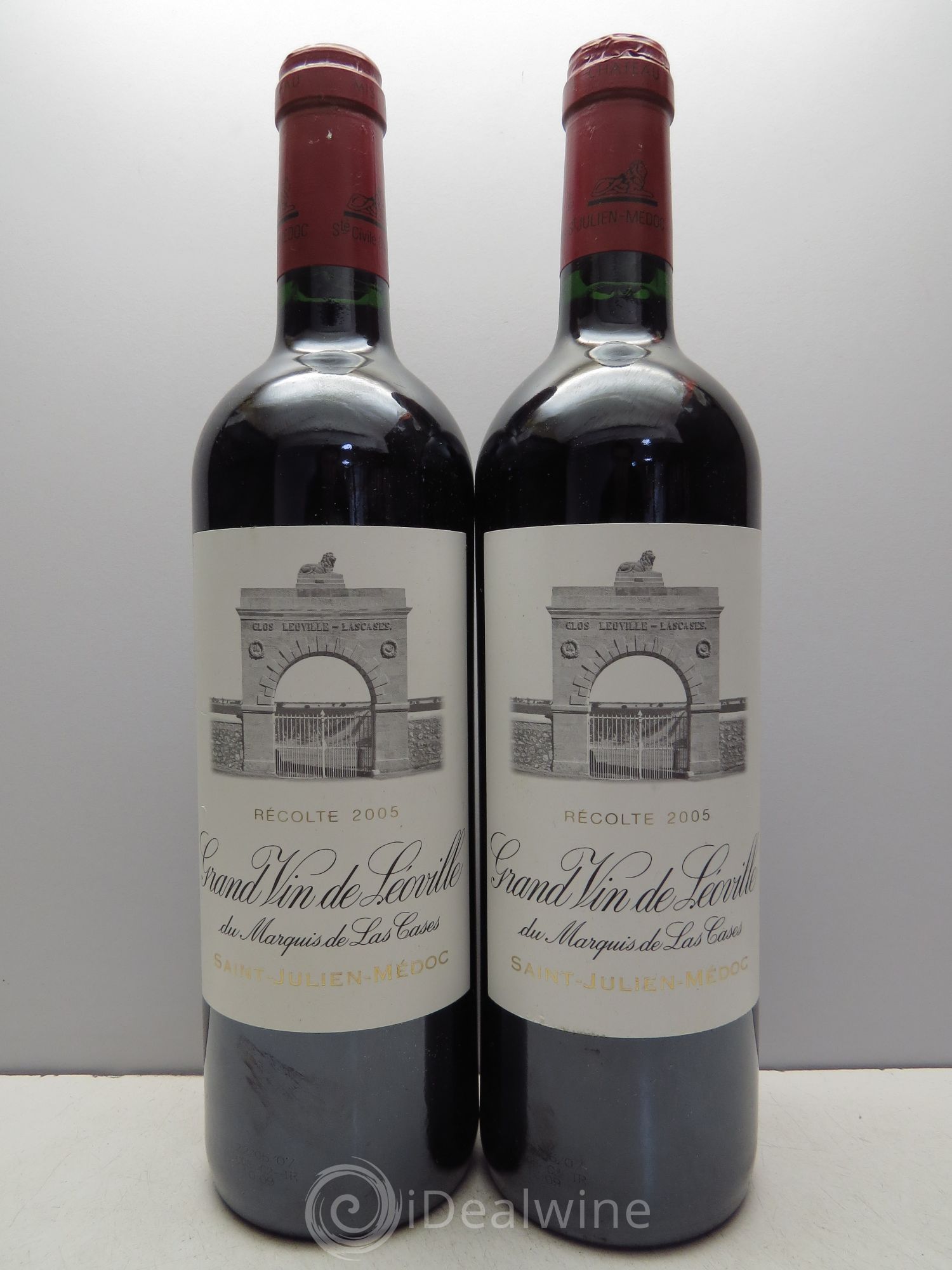 Château Léoville Las Cases 2ème Grand Cru Classé 2005 - Lot de 2 bouteilles - 0