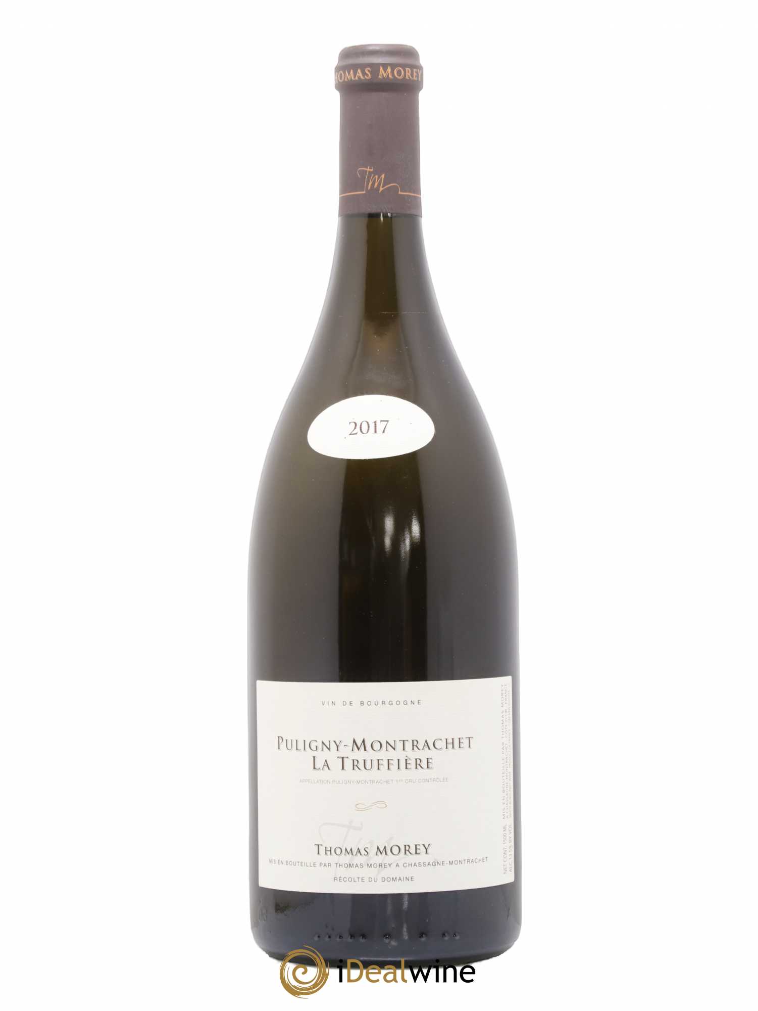 Puligny-Montrachet 1er Cru La Truffière Thomas Morey 2017 - Lot de 1 magnum - 0