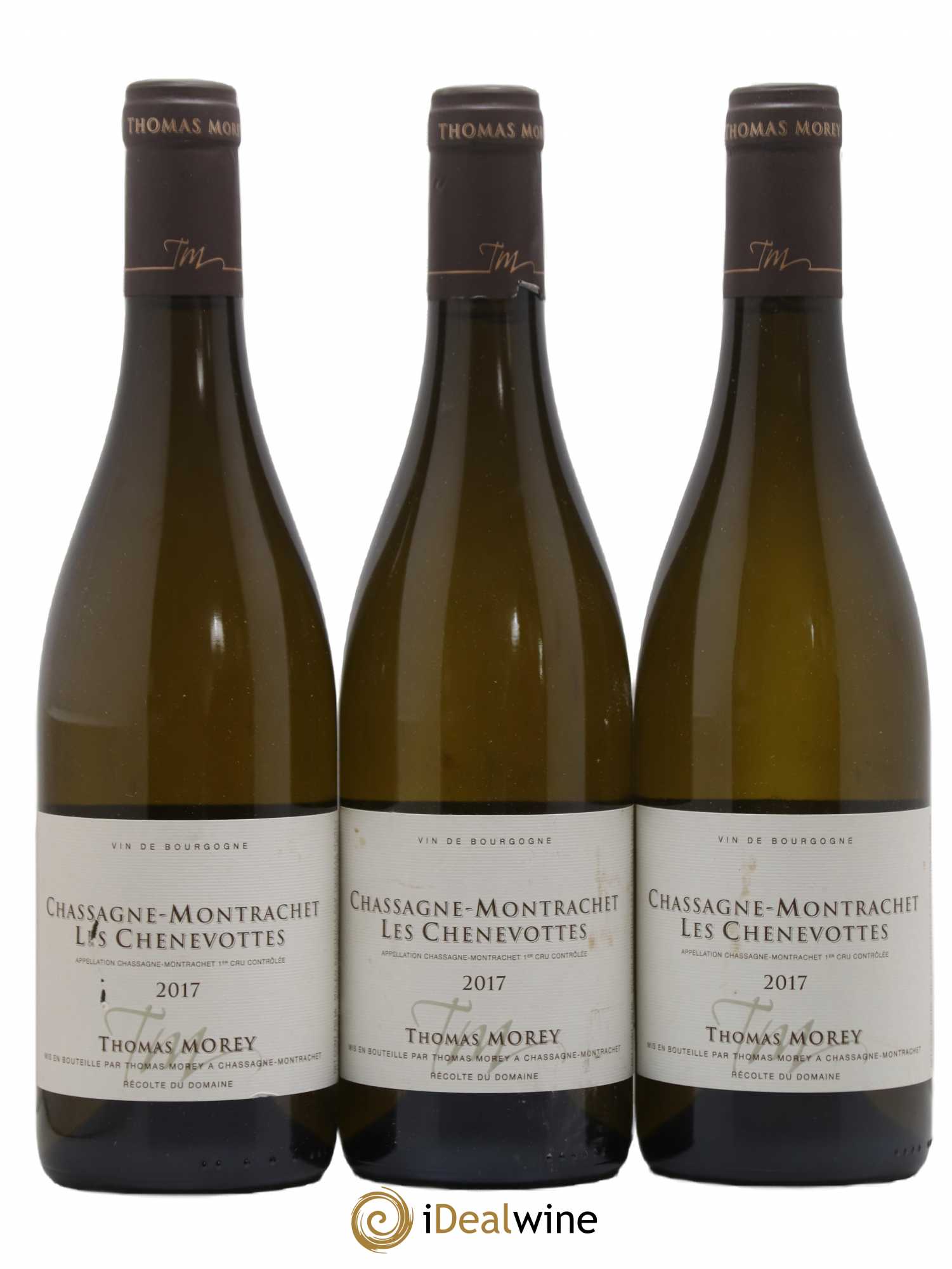 Chassagne-Montrachet 1er Cru Les Chenevottes 2017 - Posten von 3 Flaschen - 0
