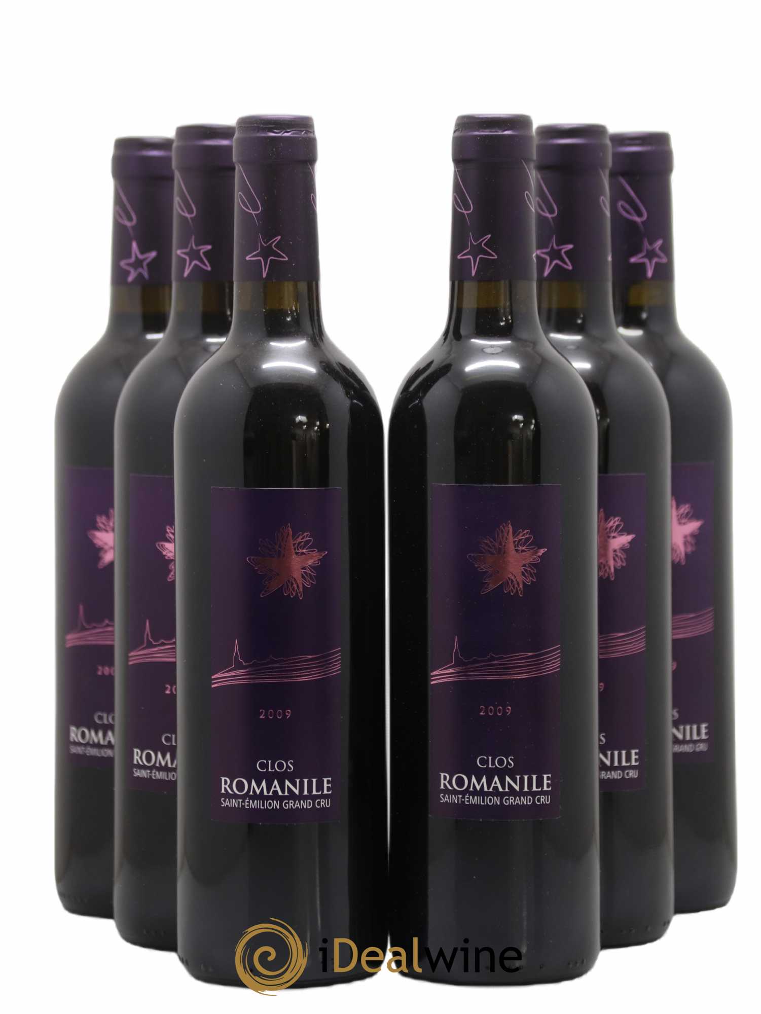 Saint-Émilion Grand Cru Clos Romanile 2009 - Lot de 6 bouteilles - 0