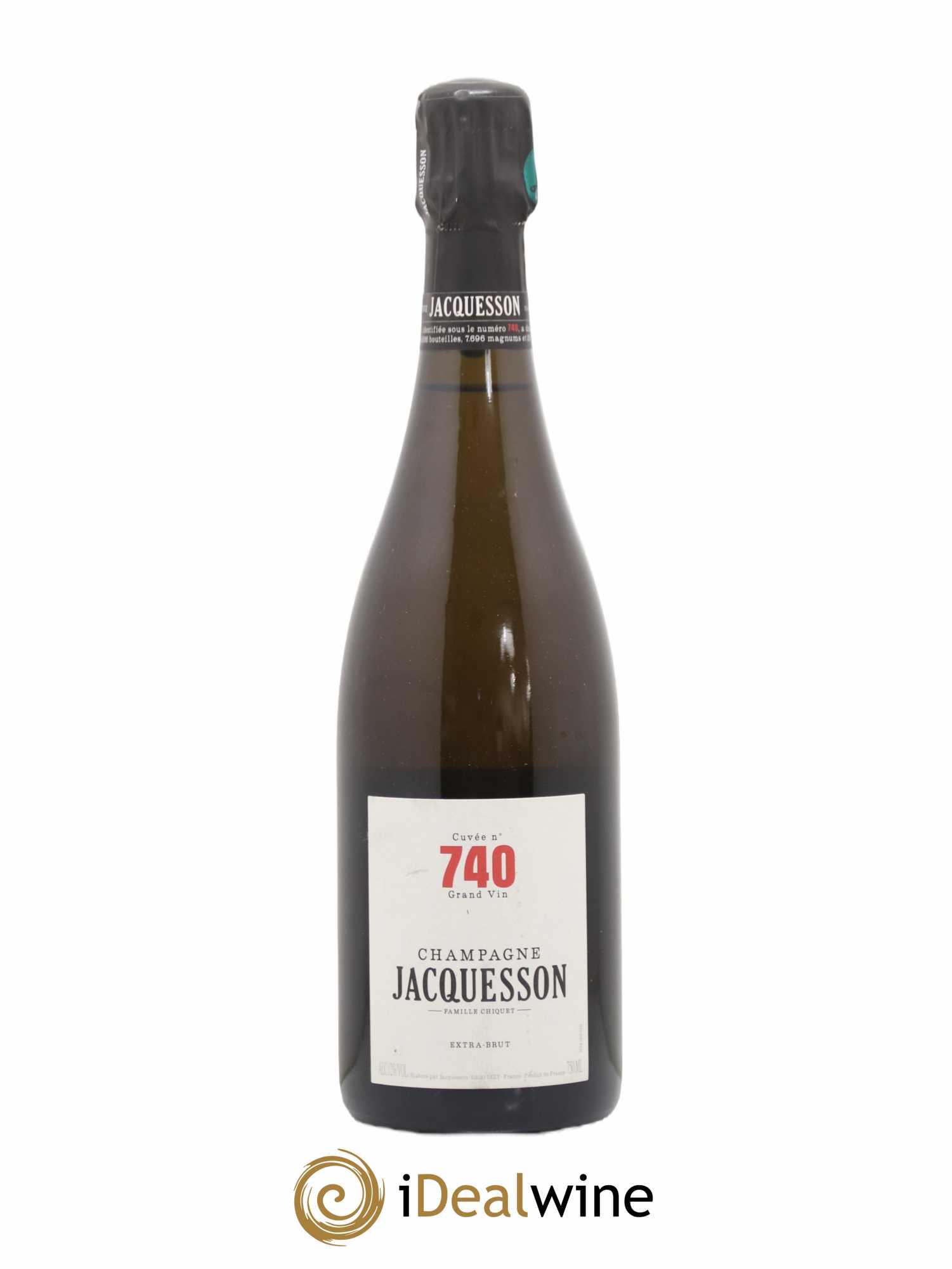 Cuvée 740 Extra-Brut Jacquesson 2012 - Lot de 1 bouteille - 0