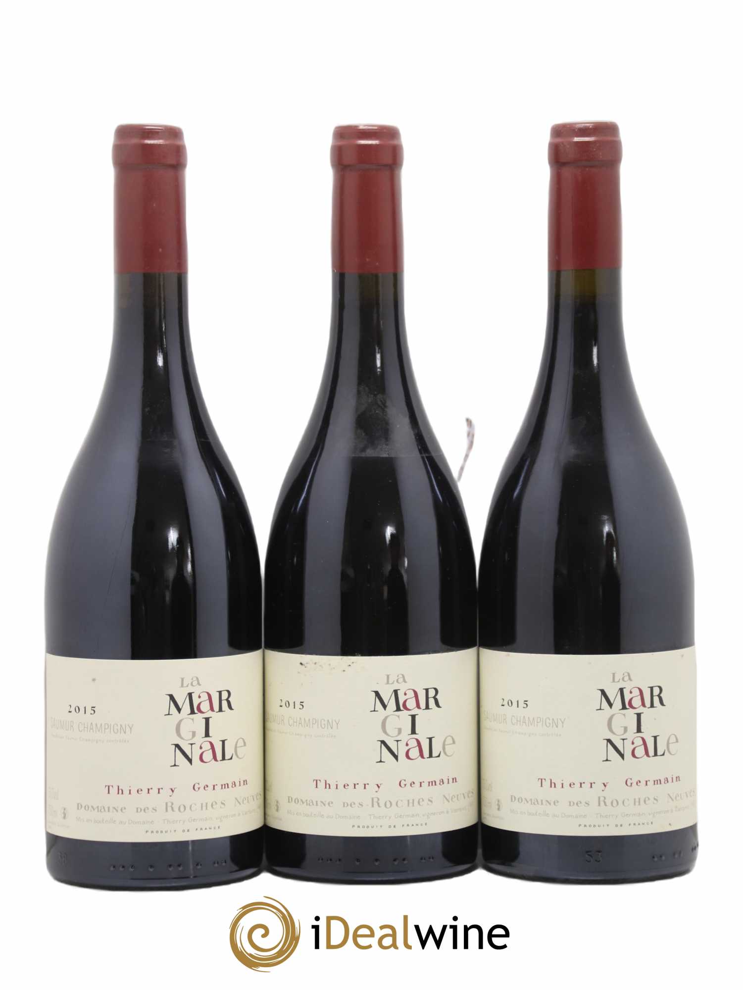 Saumur-Champigny La Marginale Domaine des Roches Neuves - Thierry Germain 2015 - Lot de 3 bouteilles - 0