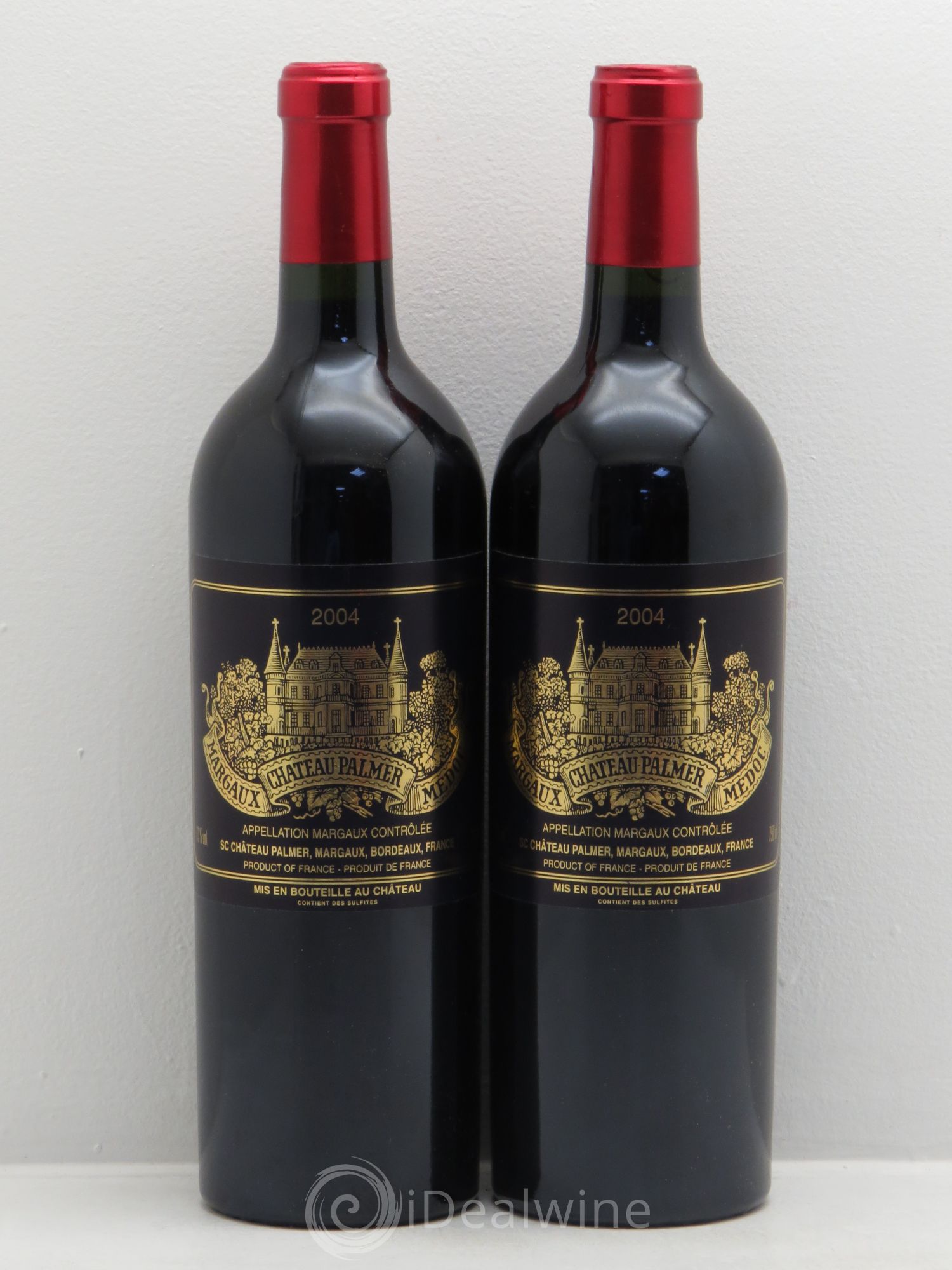 Château Palmer 3ème Grand Cru Classé 2004 - Lot de 2 bouteilles - 0