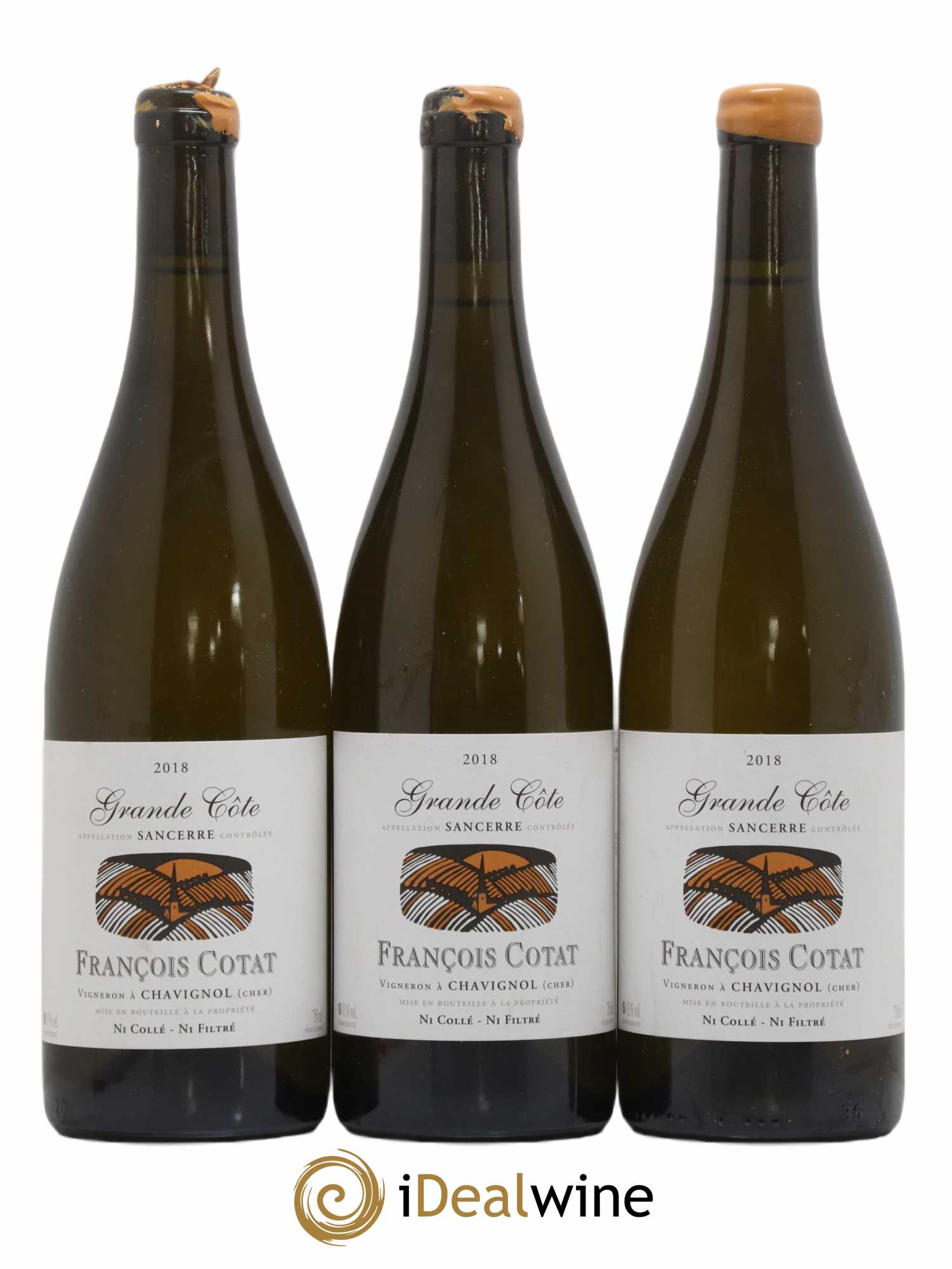 Sancerre La Grande Côte François Cotat 2018 - Lot de 3 bouteilles - 0