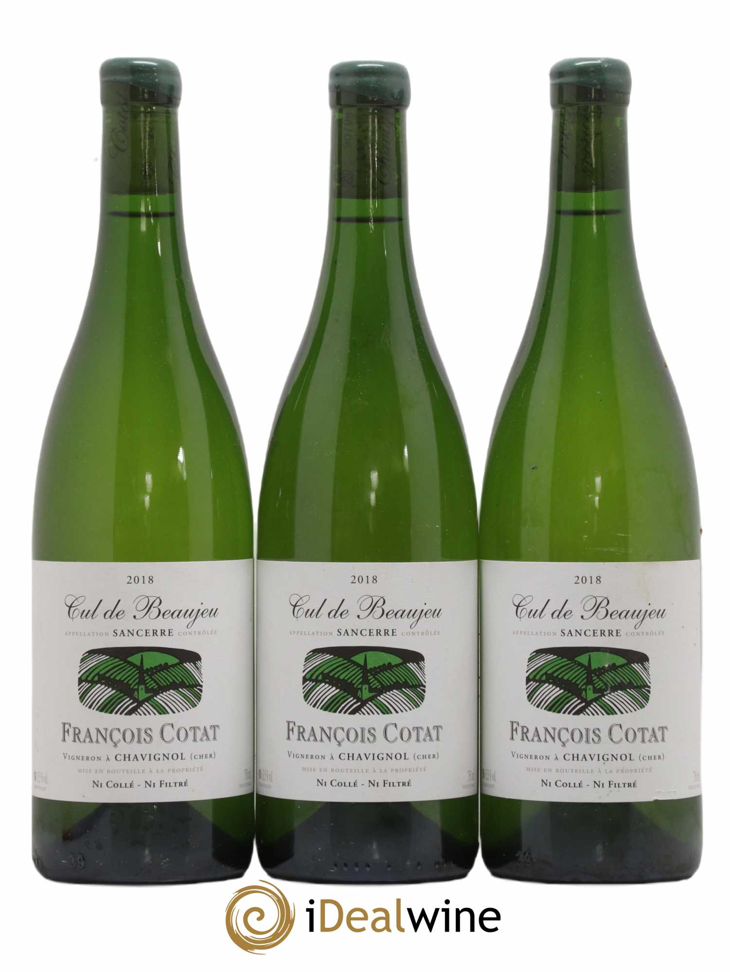 Sancerre Les Culs de Beaujeu François Cotat 2018 - Lot de 3 bouteilles - 0