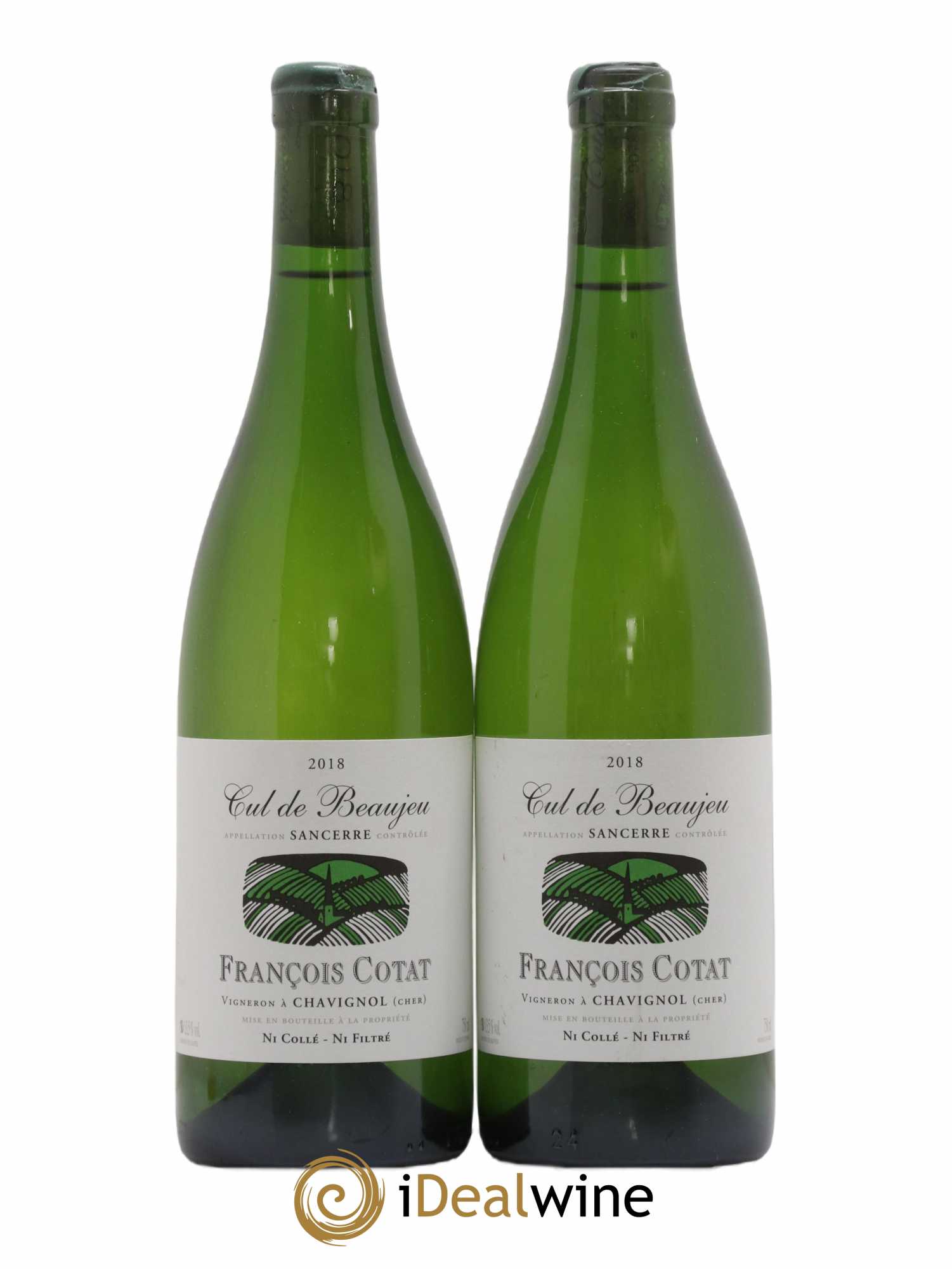 Sancerre Les Culs de Beaujeu François Cotat 2018 - Lot de 2 bouteilles - 0