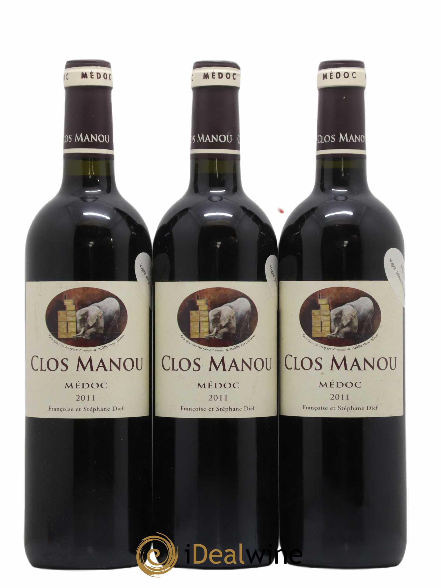 Clos Manou 2011 - Lot de 3 bouteilles - 0