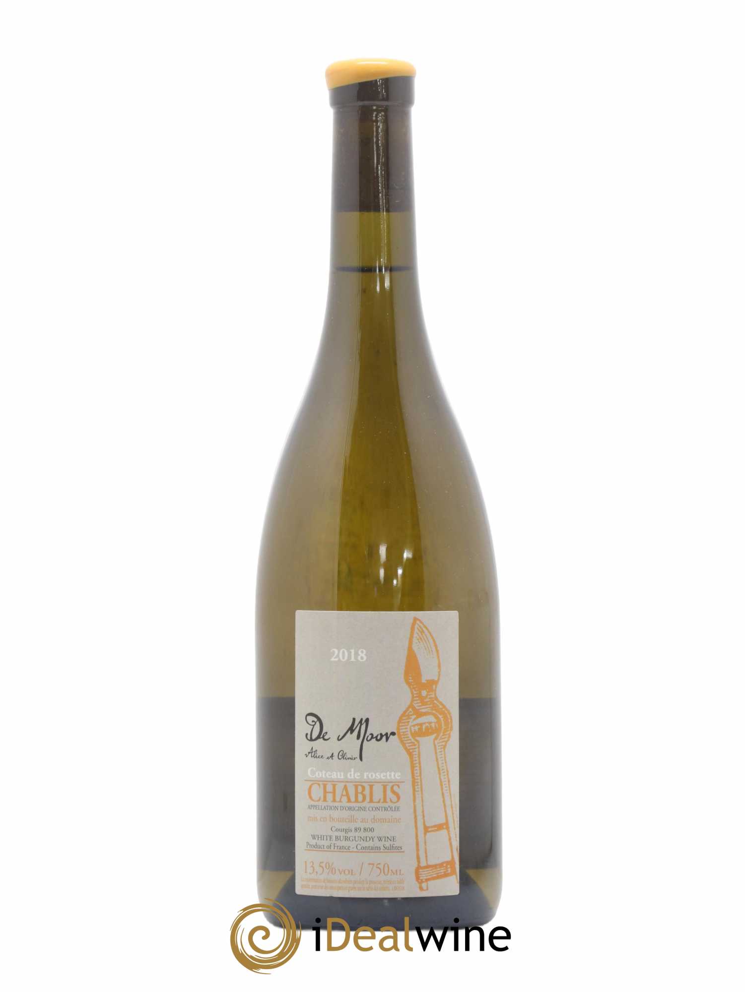Chablis Coteau de Rosette Alice et Olivier De Moor 2018 - Posten von 1 Flasche - 0