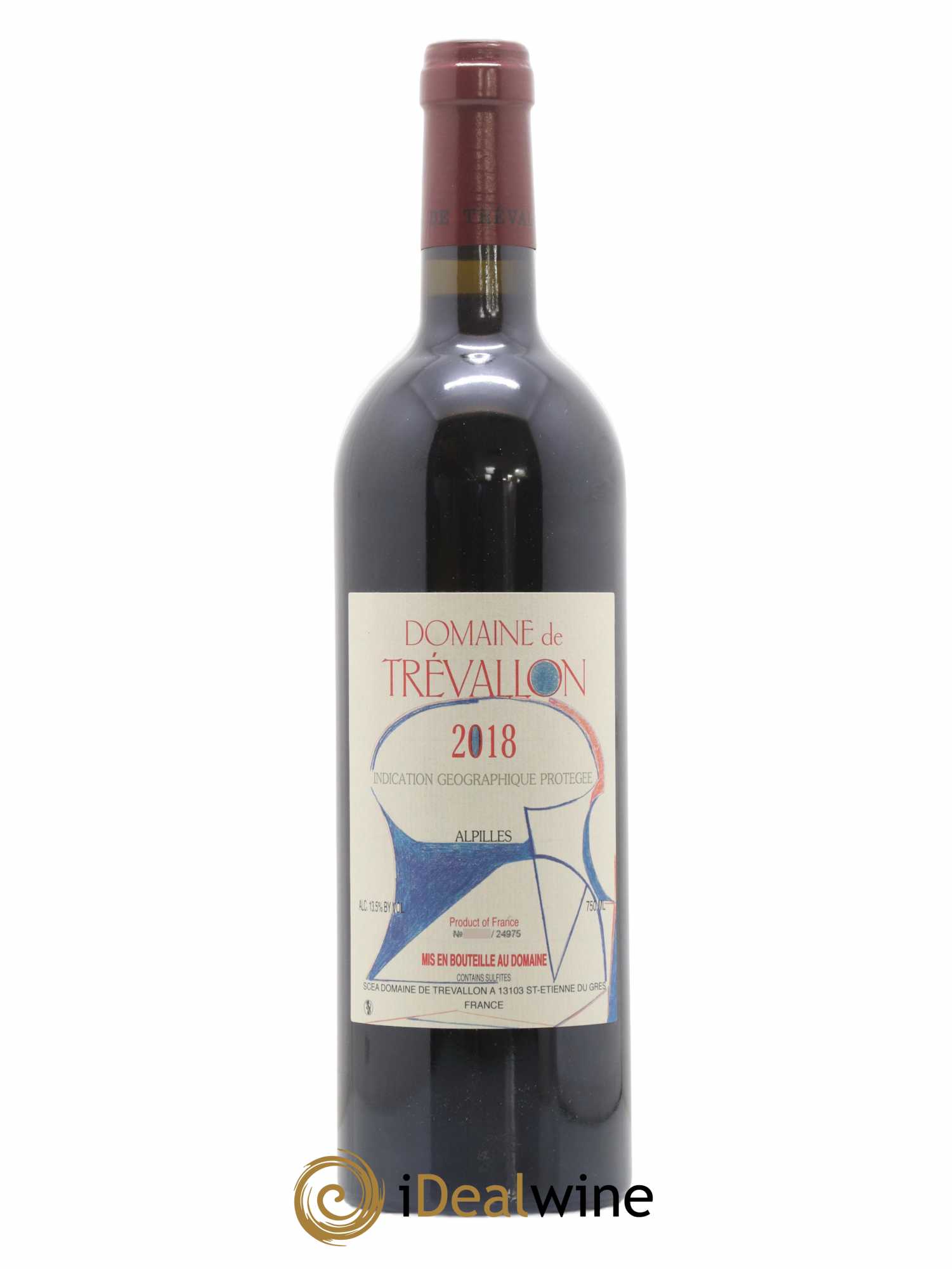 Alpilles Trévallon (Domaine de) Eloi Dürrbach 2018 - Lot de 1 bouteille - 0