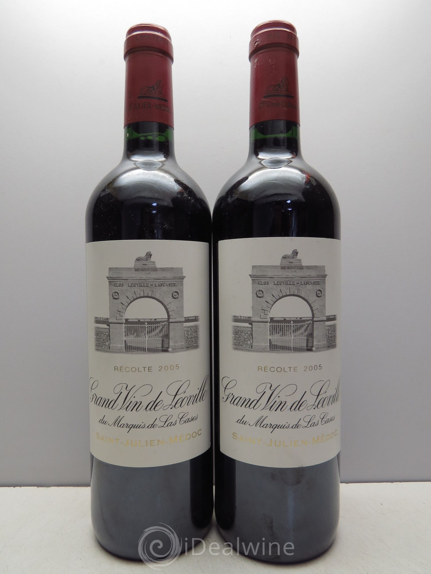 Château Léoville Las Cases 2ème Grand Cru Classé 2005 - Lot de 2 bouteilles - 0
