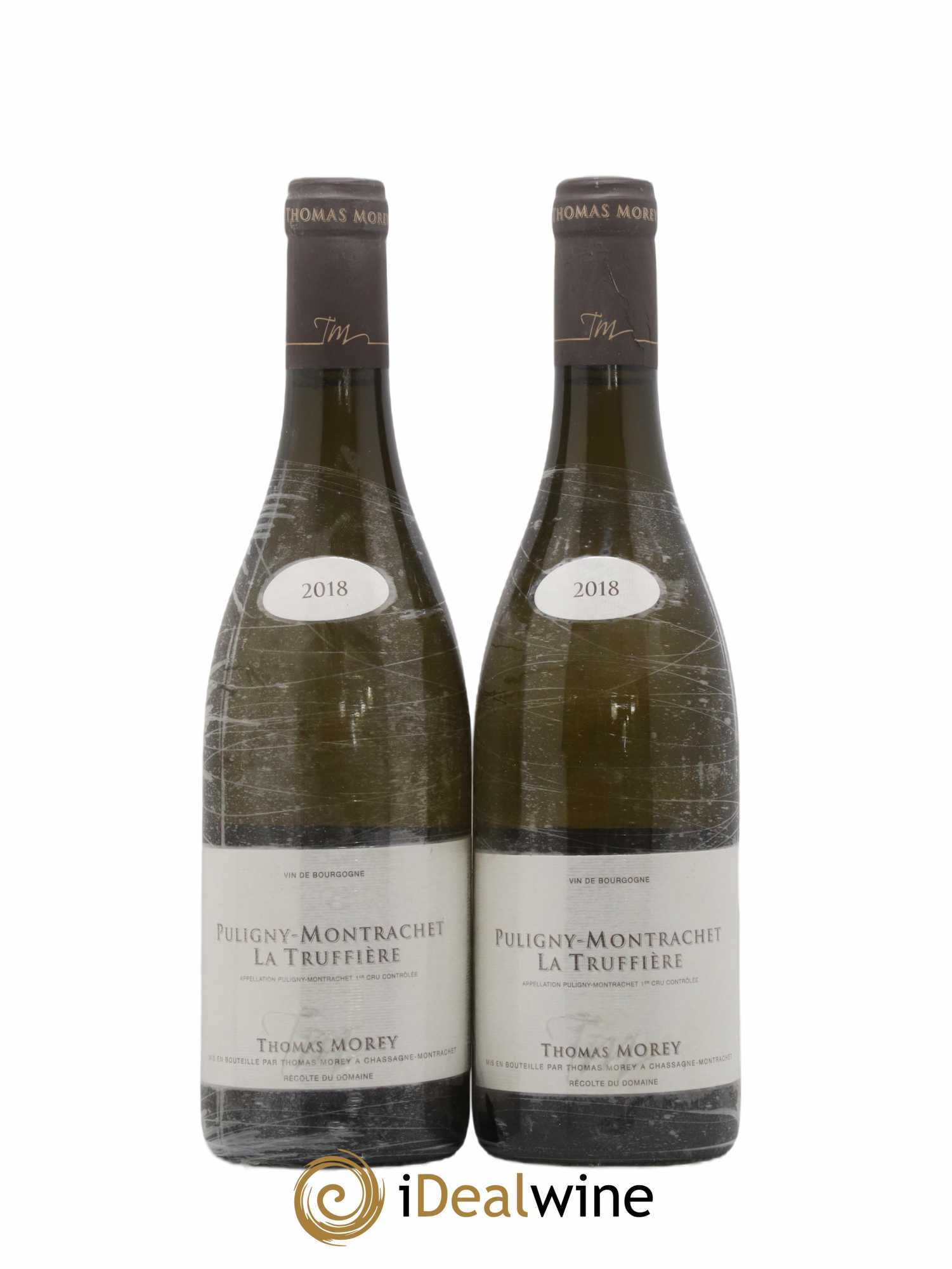 Puligny-Montrachet 1er Cru La Truffière Thomas Morey 2018 - Lot de 2 bouteilles - 0