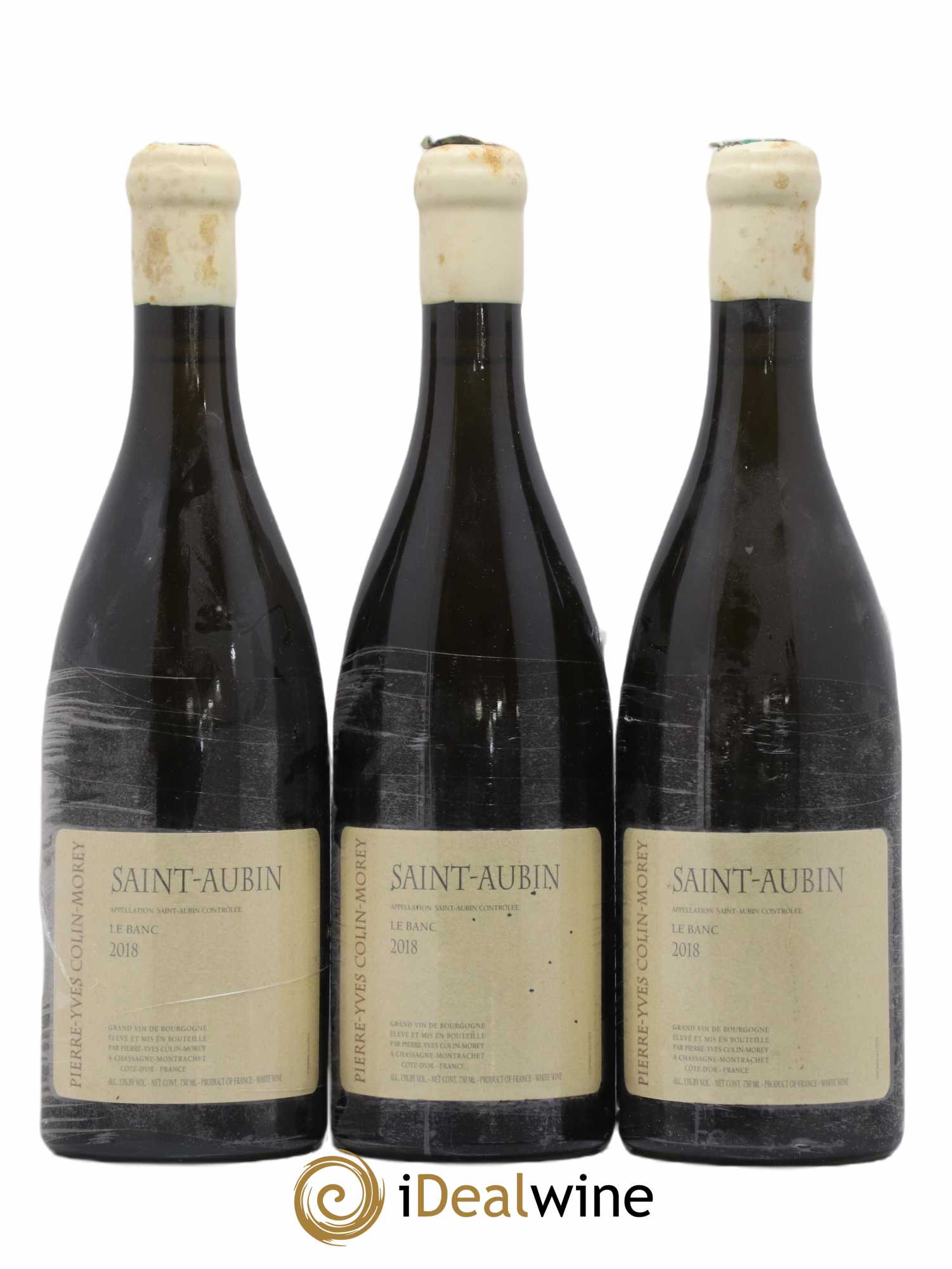 Saint-Aubin Le Banc Pierre-Yves Colin Morey 2018 - Lot de 3 bouteilles - 0