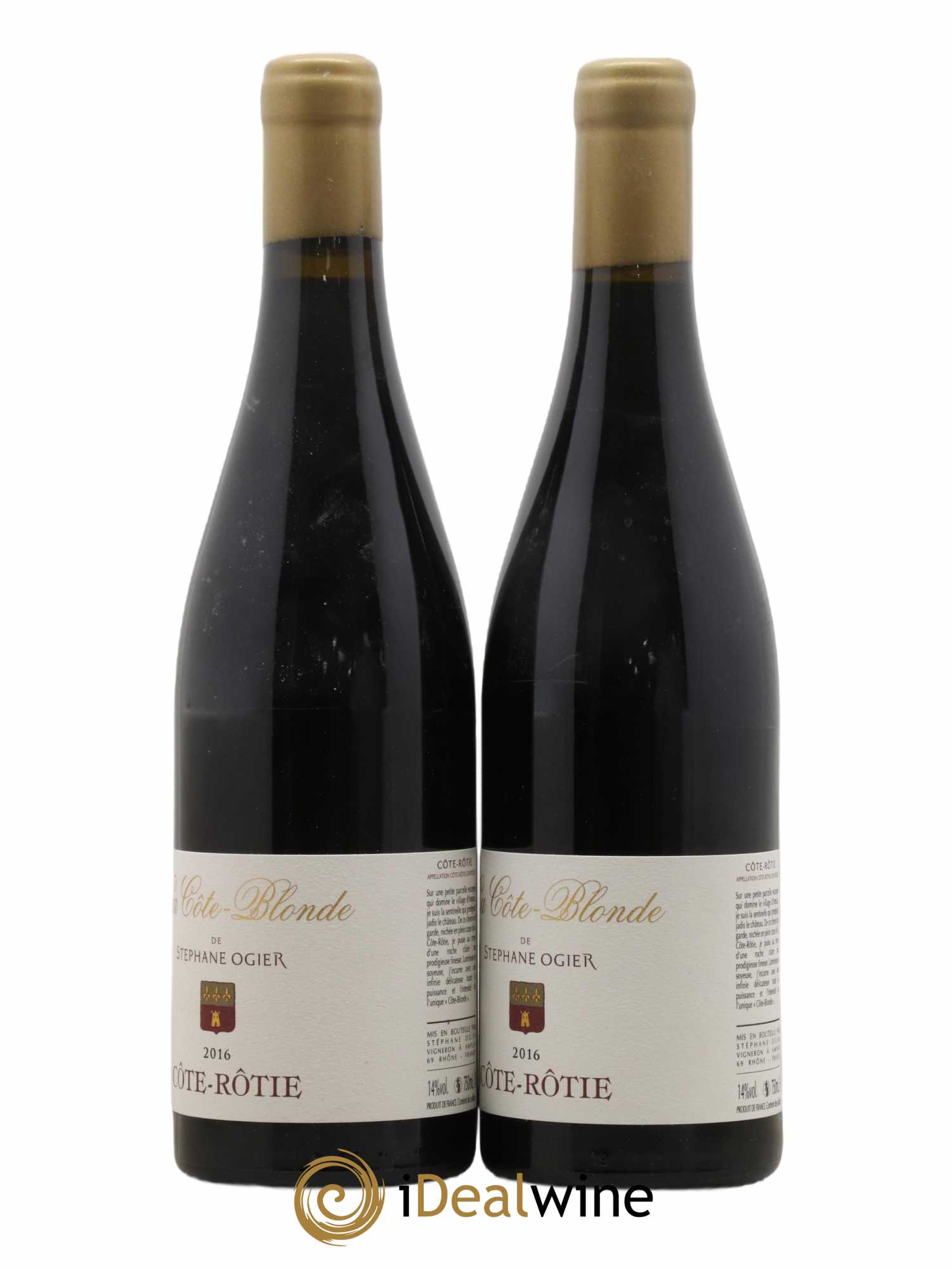 Côte-Rôtie Côte Blonde Stéphane Ogier 2016 - Lot de 2 bouteilles - 1