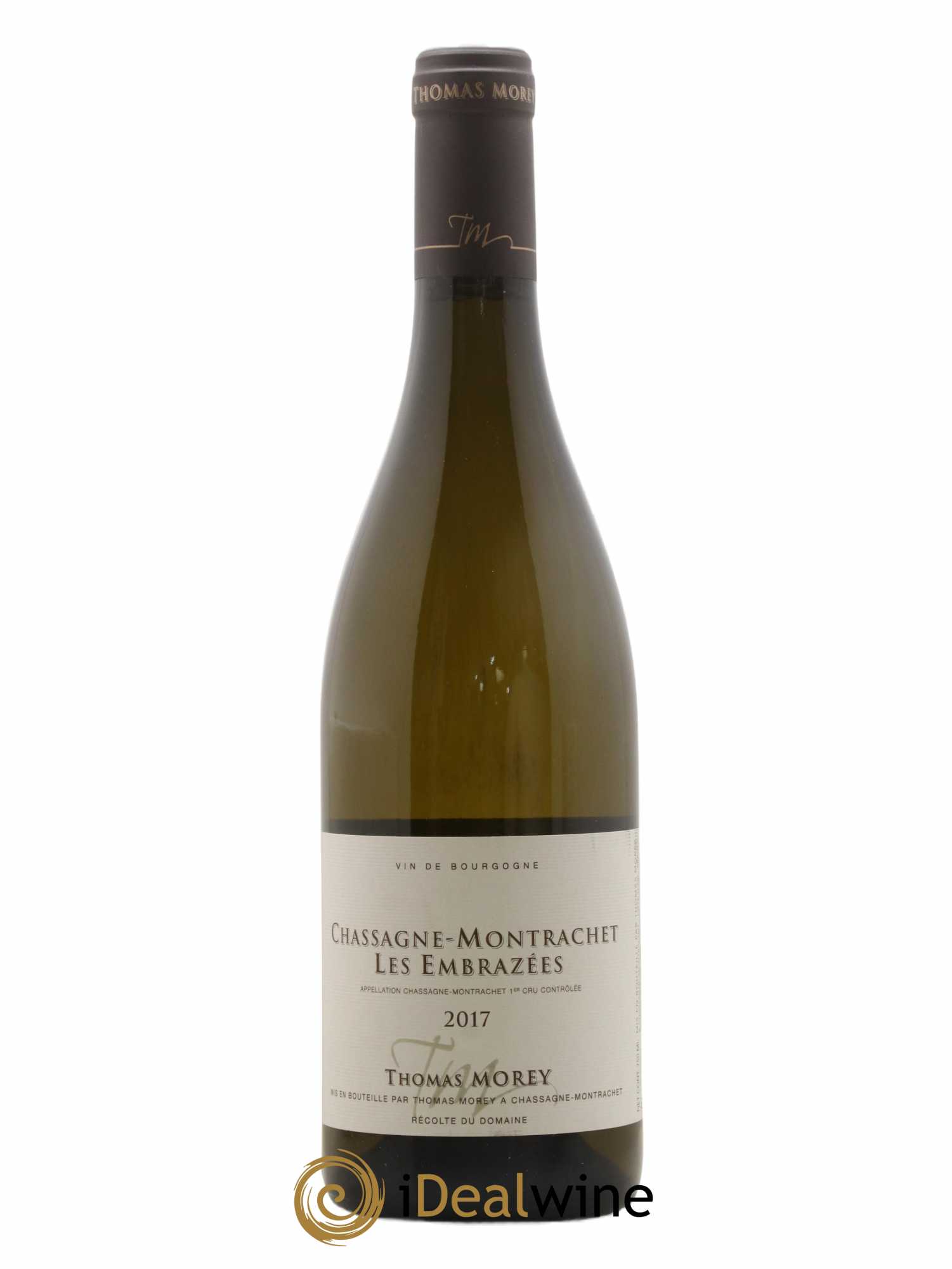 Chassagne-Montrachet 1er Cru Les Embrazées Thomas Morey 2017 - Lot de 1 bouteille - 0