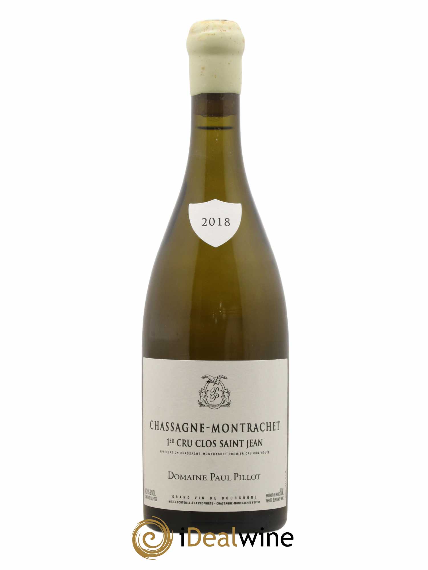 Chassagne-Montrachet 1er Cru Clos Saint-Jean Paul Pillot (Domaine) 2018 - Lot de 1 bouteille - 0
