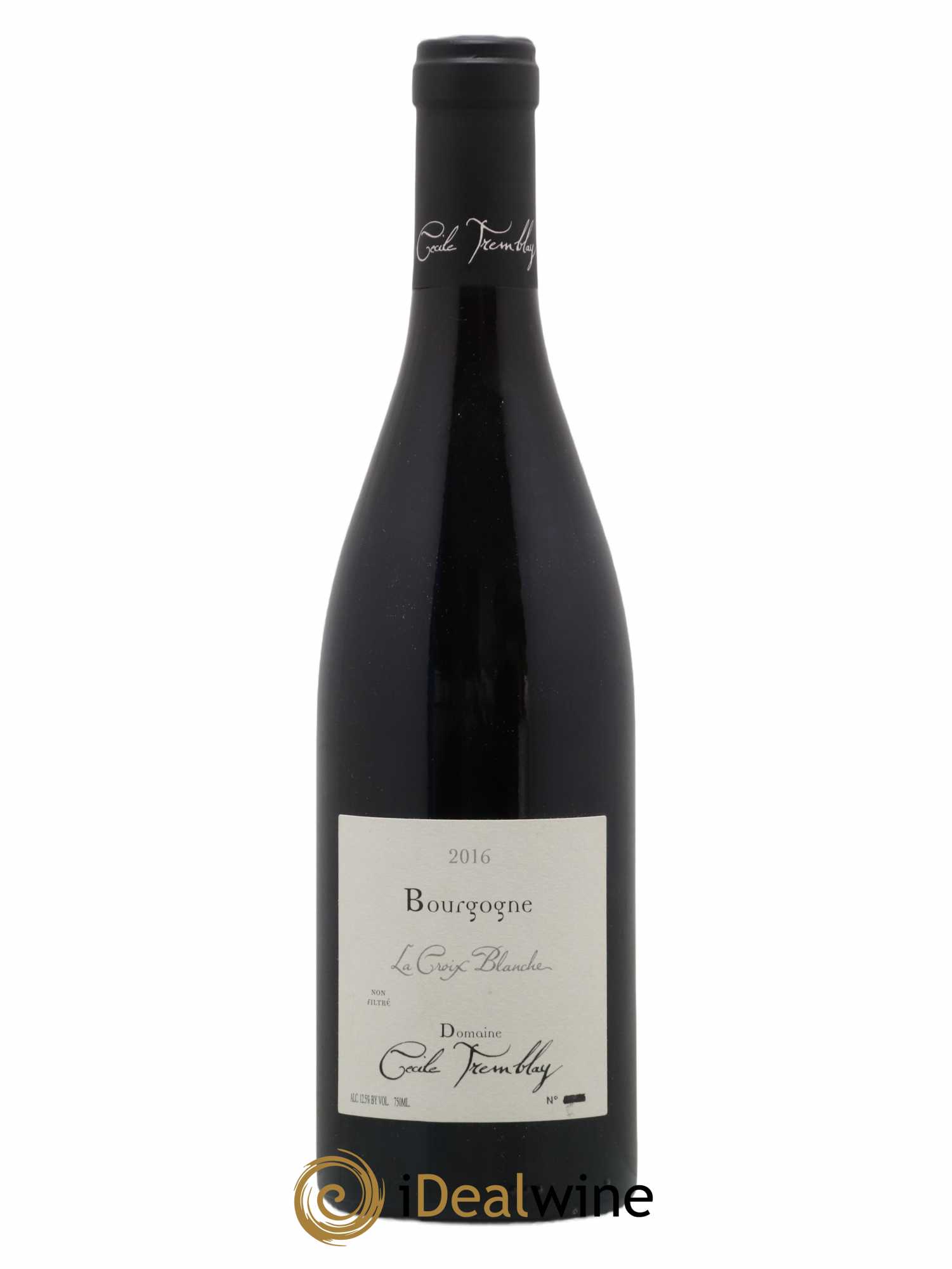 Bourgogne La Croix Blanche Cécile Tremblay 2016 - Lot de 1 bouteille - 0