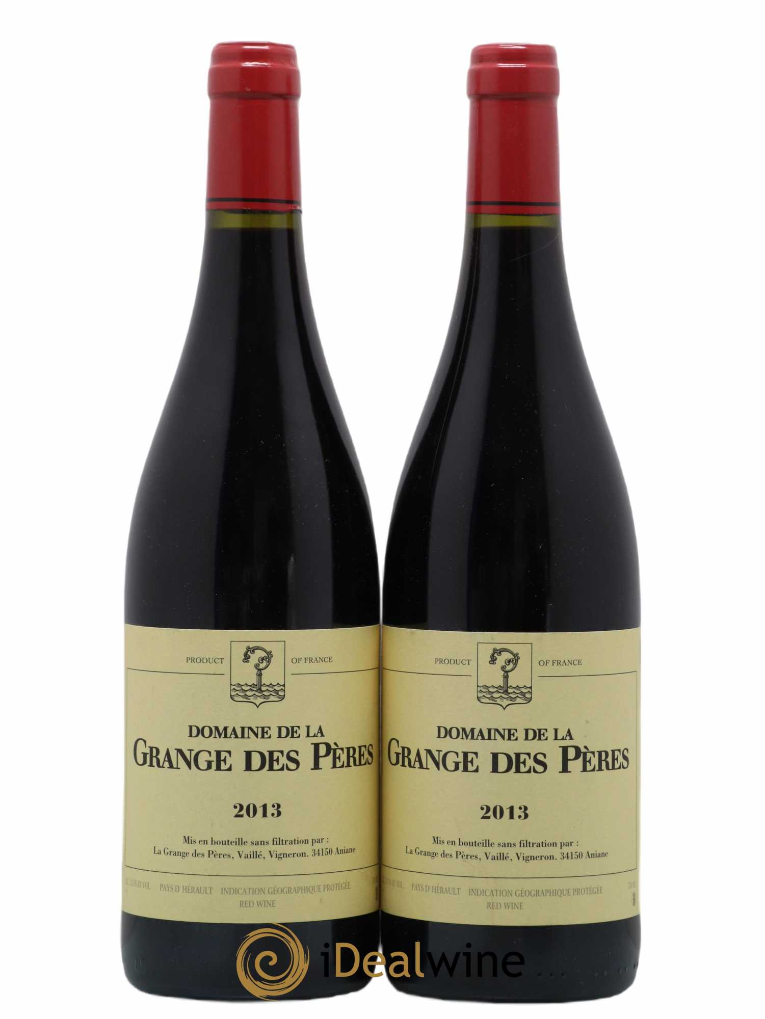 Pays d'Hérault Grange des Pères Laurent Vaillé 2013 - Lot de 2 bouteilles - 0