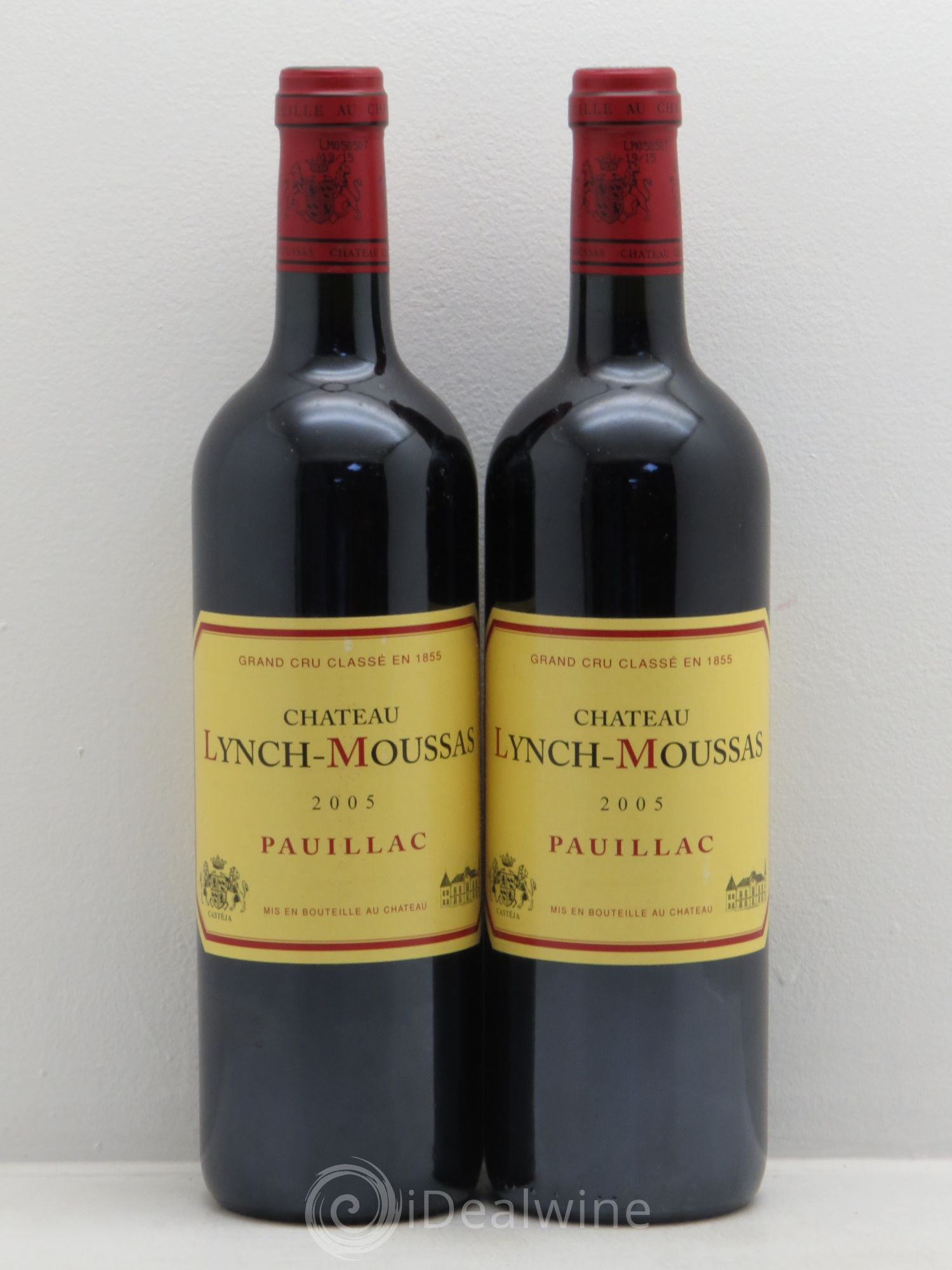 Château Lynch Moussas 5ème Grand Cru Classé 2005 - Lot de 2 bouteilles - 0