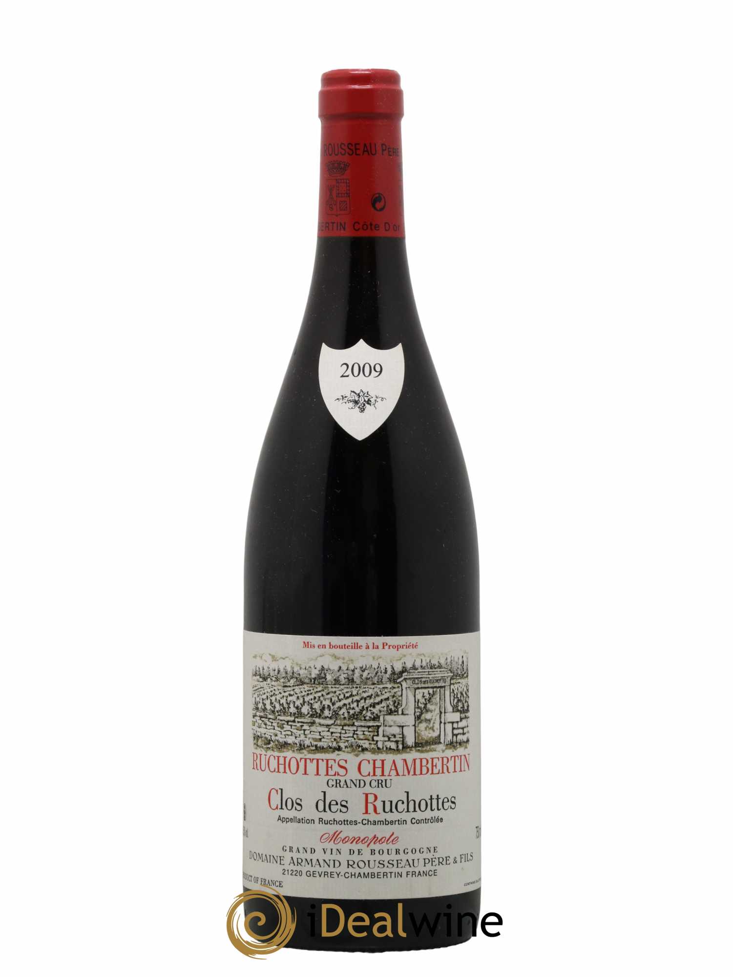 Ruchottes-Chambertin Grand Cru Clos des Ruchottes Armand Rousseau (Domaine) 2009 - Lot de 1 bouteille - 0
