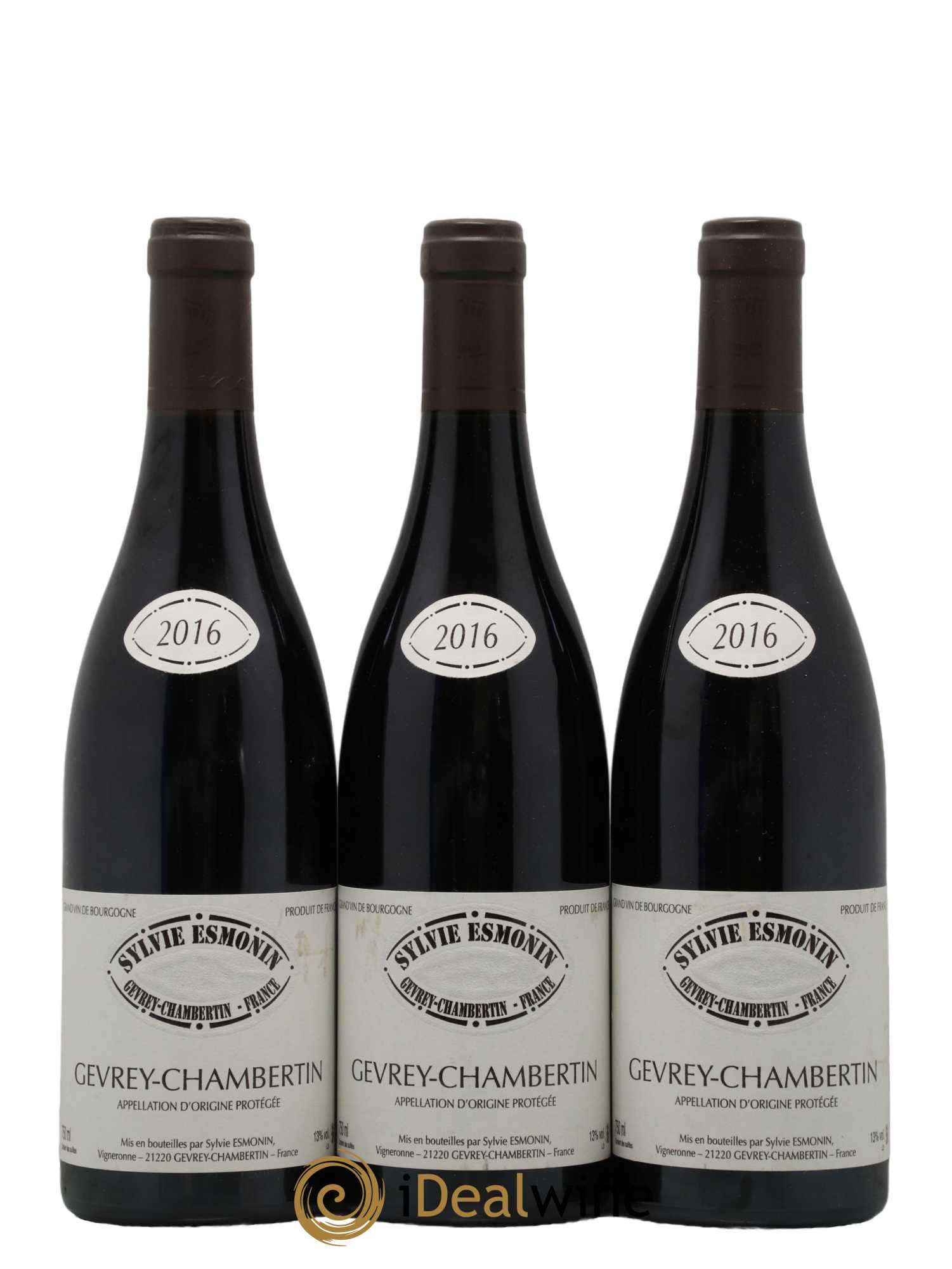 Gevrey-Chambertin Sylvie Esmonin 2016 - Lot de 3 bouteilles - 0