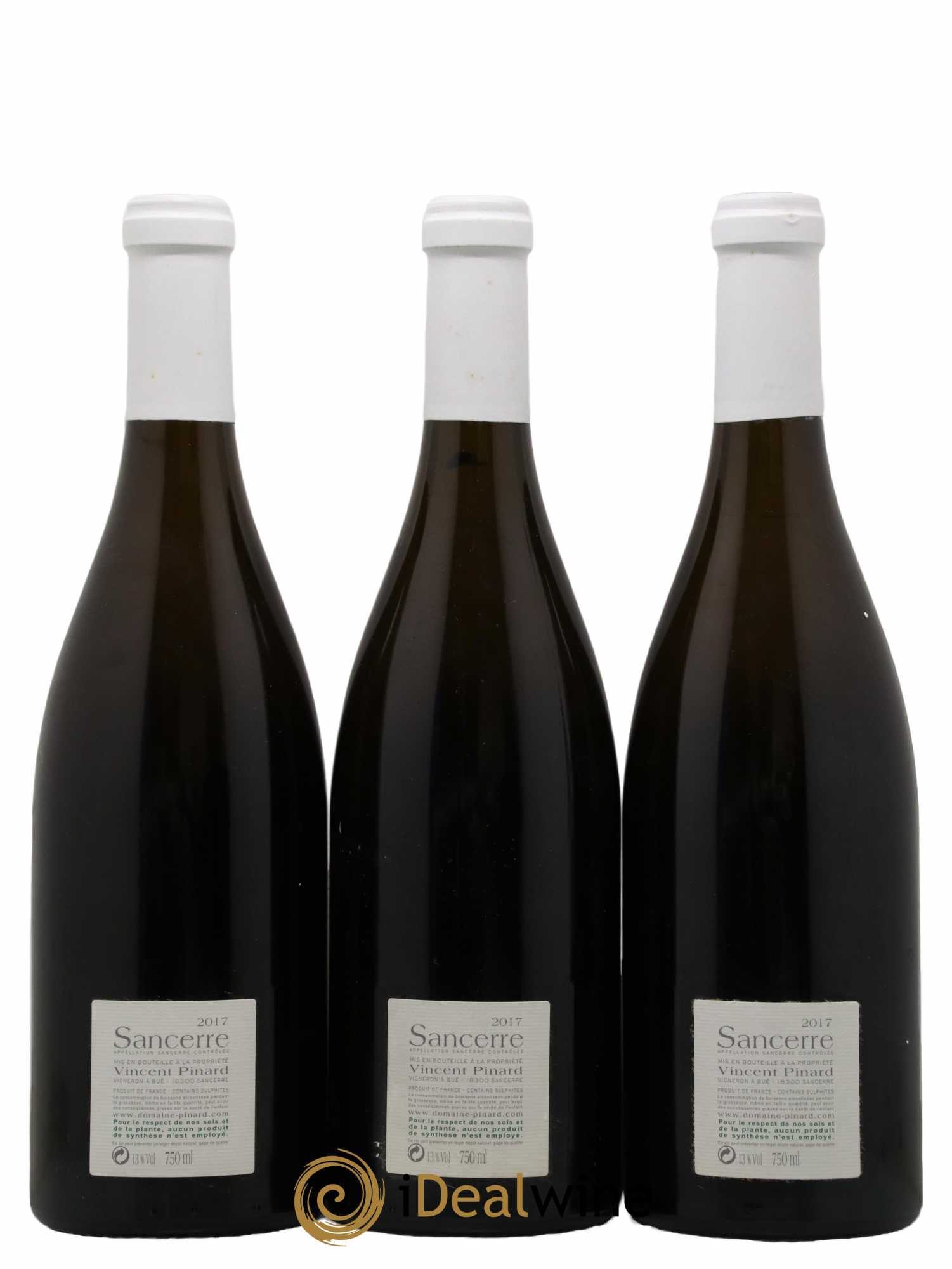 Sancerre Le Château Vincent Pinard 2017 - Posten von 3 Flaschen - 1