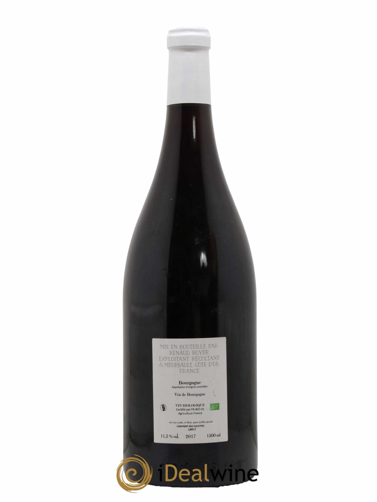 Bourgogne Les Riaux Renaud Boyer 2017 - Lot de 1 magnum - 1