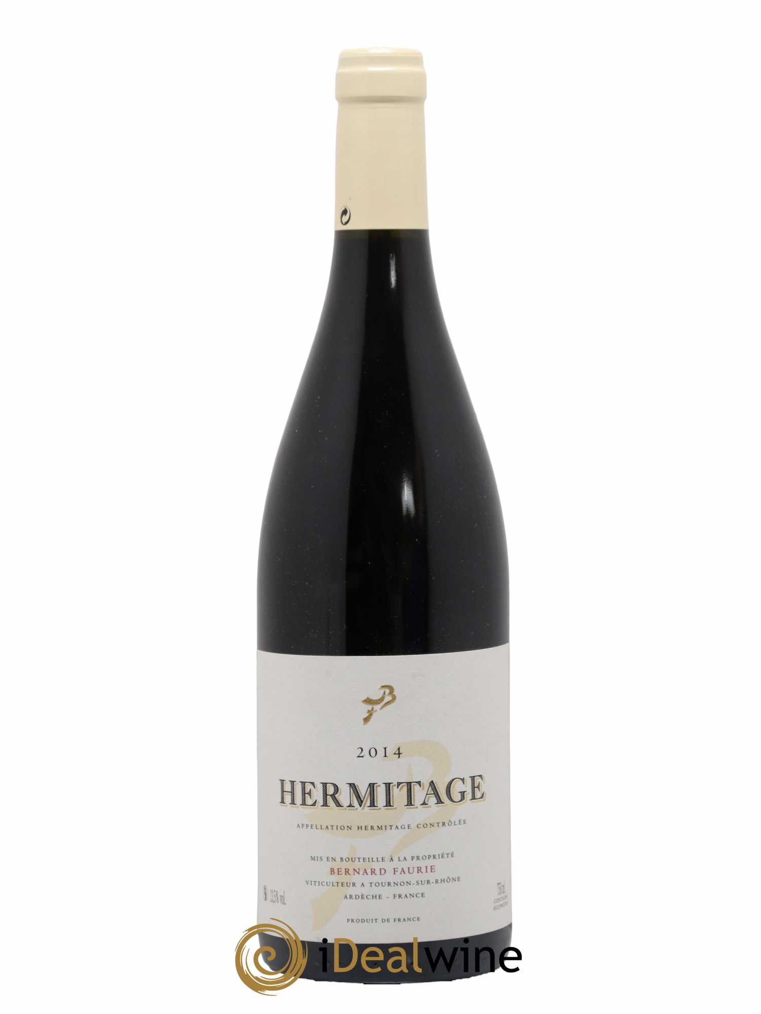 Hermitage Greffieux Bessards (capsule blanche) Bernard Faurie 2014 - Lot de 1 bouteille - 0