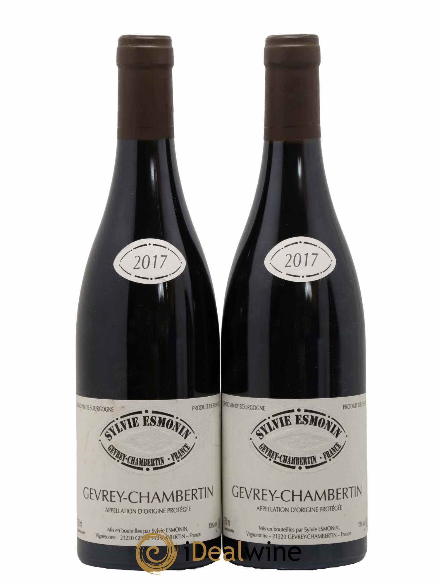 Gevrey-Chambertin Sylvie Esmonin 2017 - Lot de 2 bouteilles - 0