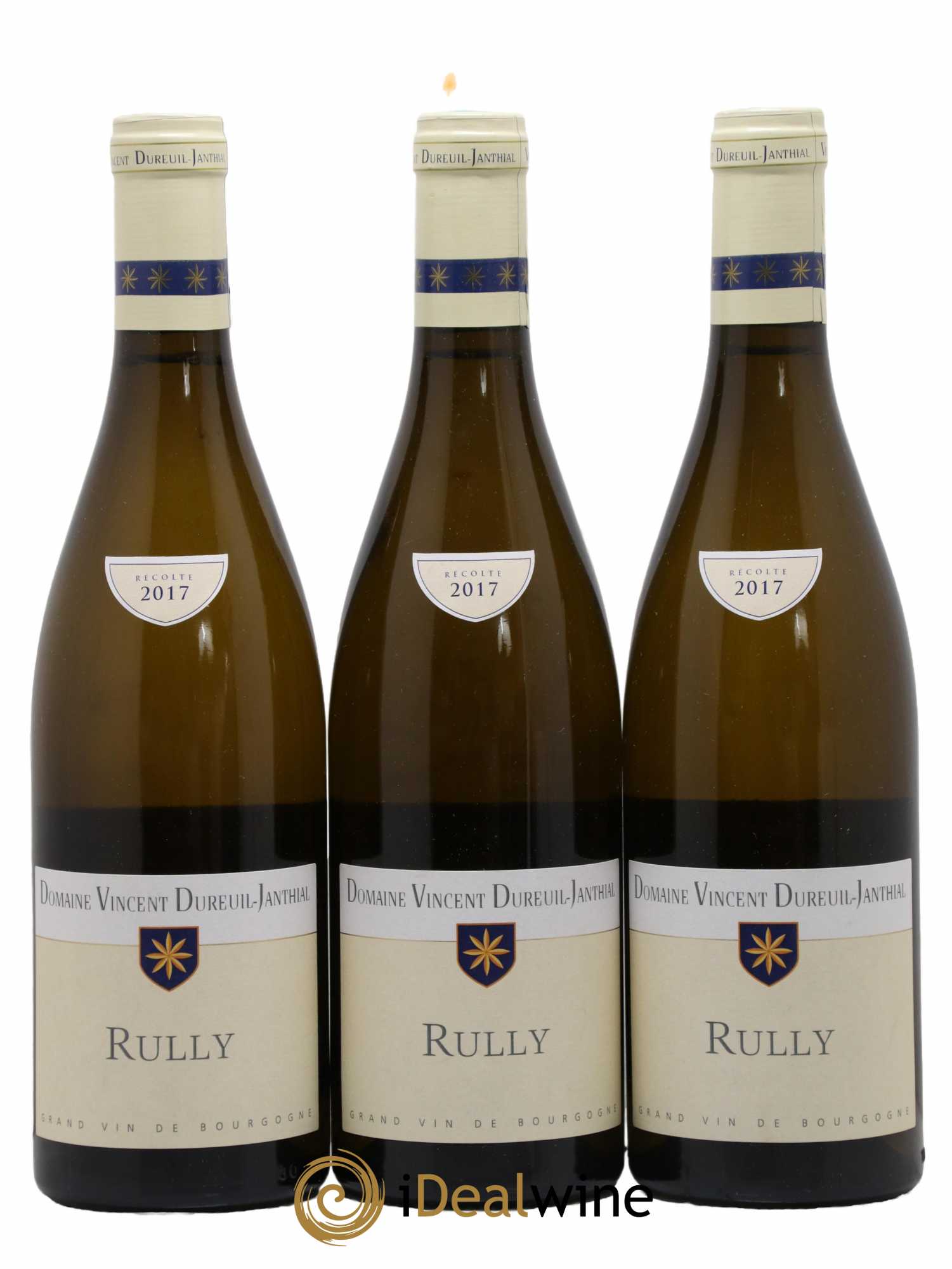Rully Vincent Dureuil-Janthial 2017 - Posten von 3 Flaschen - 0