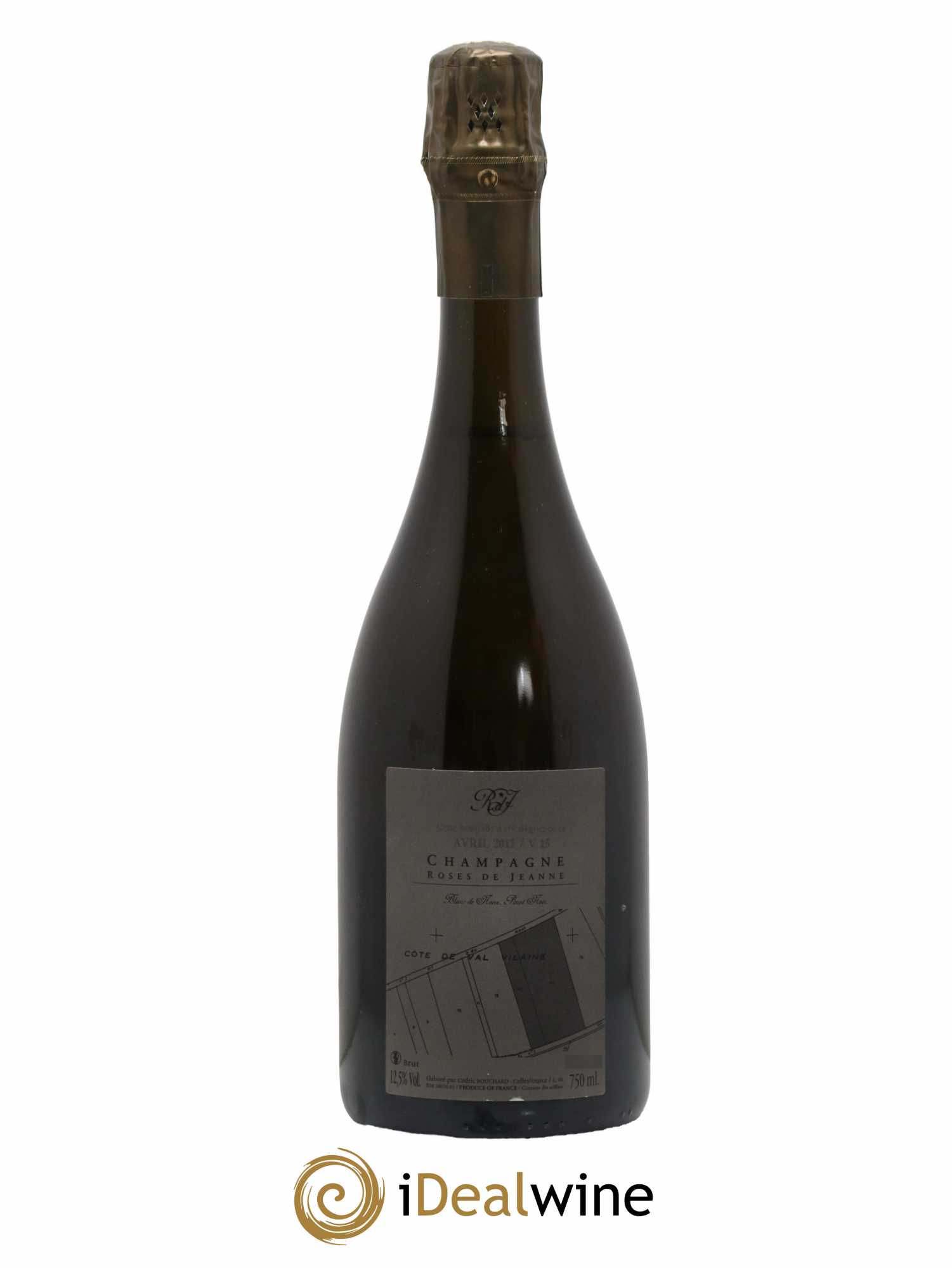 Roses de Jeanne Côte de Val Vilaine Blanc de Noirs Cédric Bouchard 2015 - Posten von 1 Flasche - 1