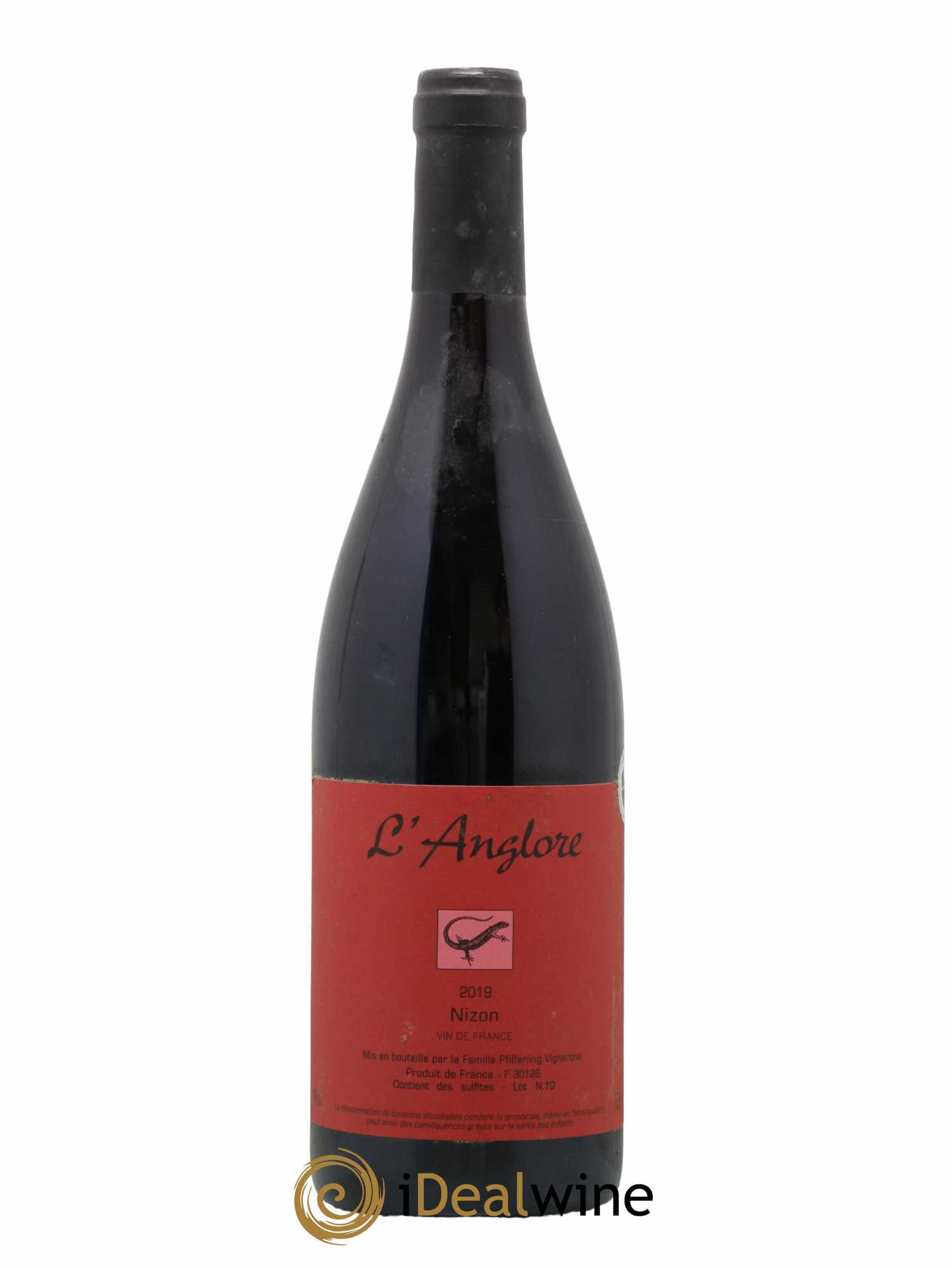 Vin de France Nizon L'Anglore 2019 - Lot de 1 bouteille - 0