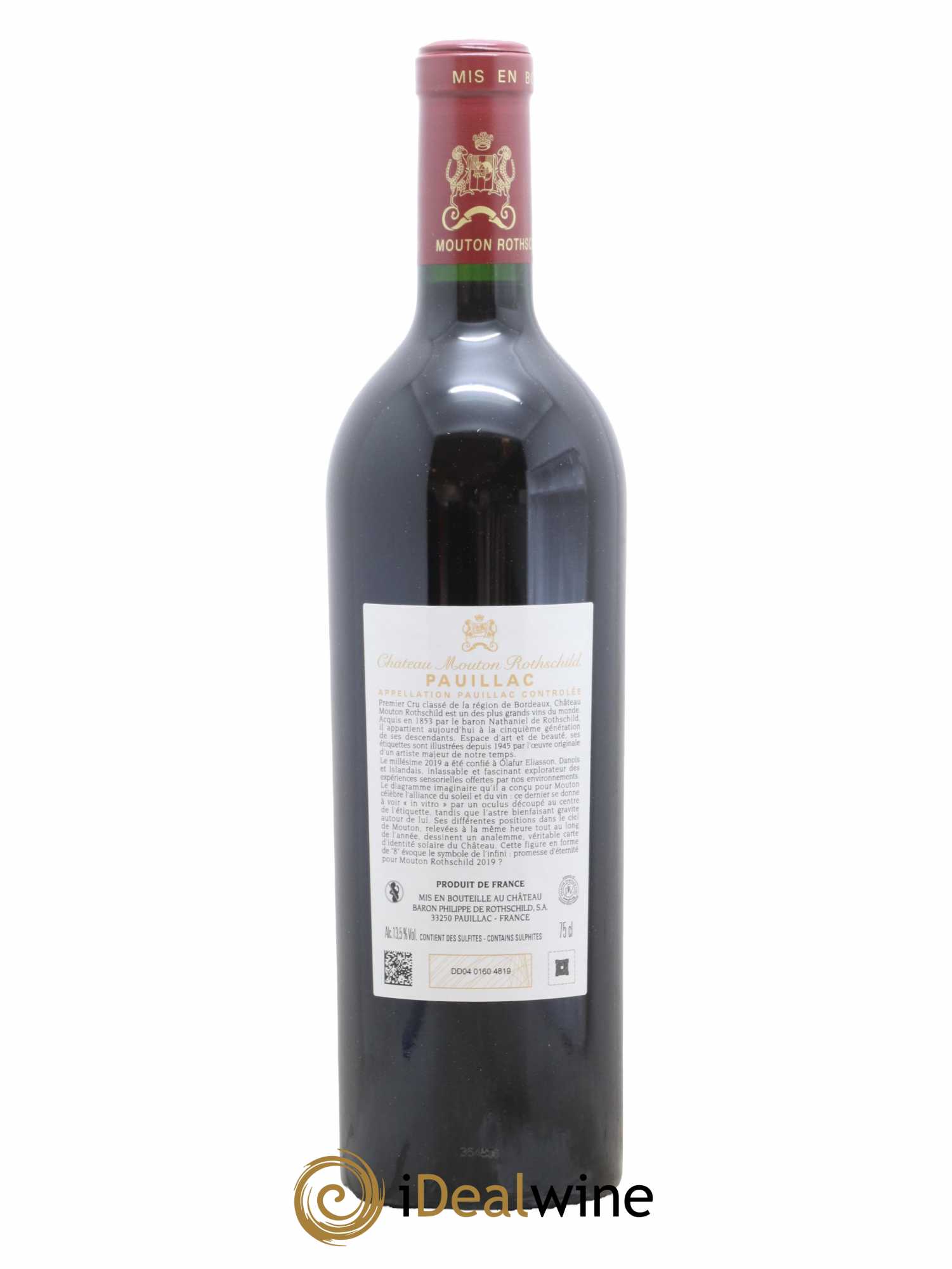 Château Mouton Rothschild 1er Grand Cru Classé 2019 - Lot de 1 bouteille - 2