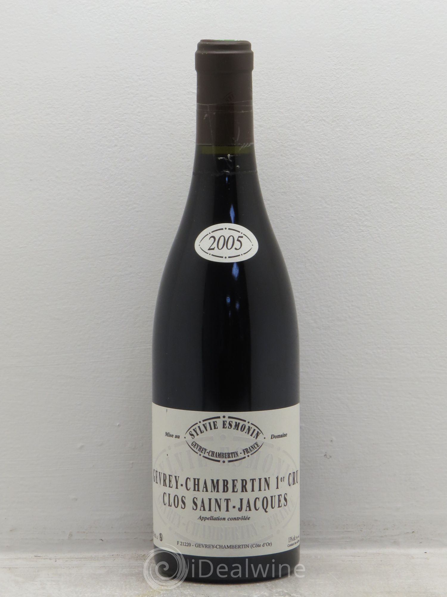 Gevrey-Chambertin 1er Cru Clos Saint Jacques Sylvie Esmonin 2005 - Lot de 1 bouteille - 0