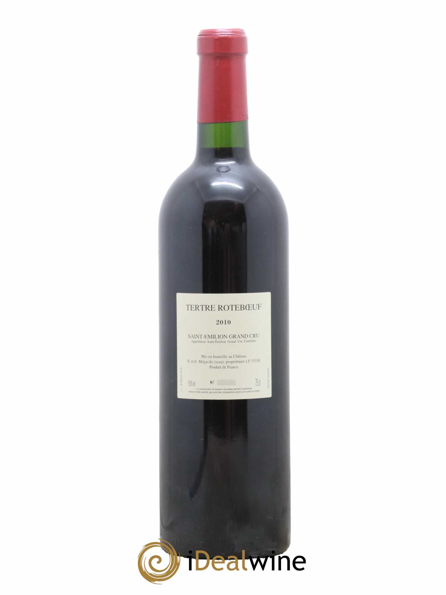 Château Tertre Roteboeuf 2010 - Lot de 1 bouteille - 1