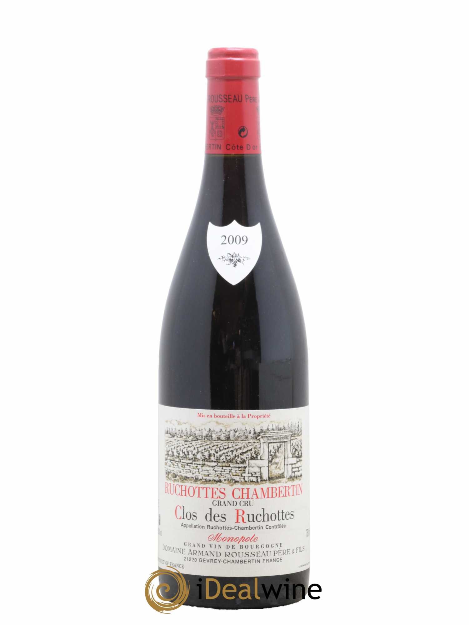 Ruchottes-Chambertin Grand Cru Clos des Ruchottes Armand Rousseau (Domaine) 2009 - Lot de 1 bouteille - 0