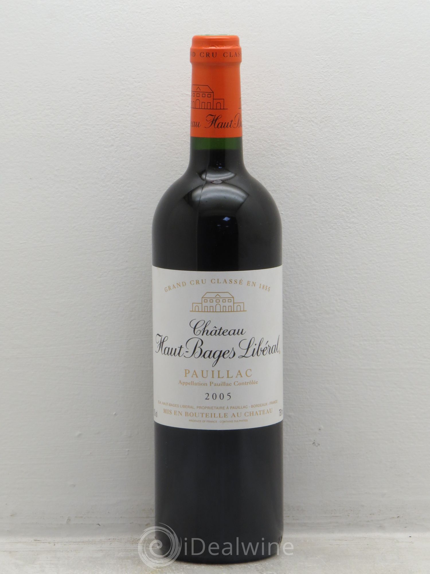 Château Haut Bages Libéral 5ème Grand Cru Classé 2005 - Lot de 1 bouteille - 0