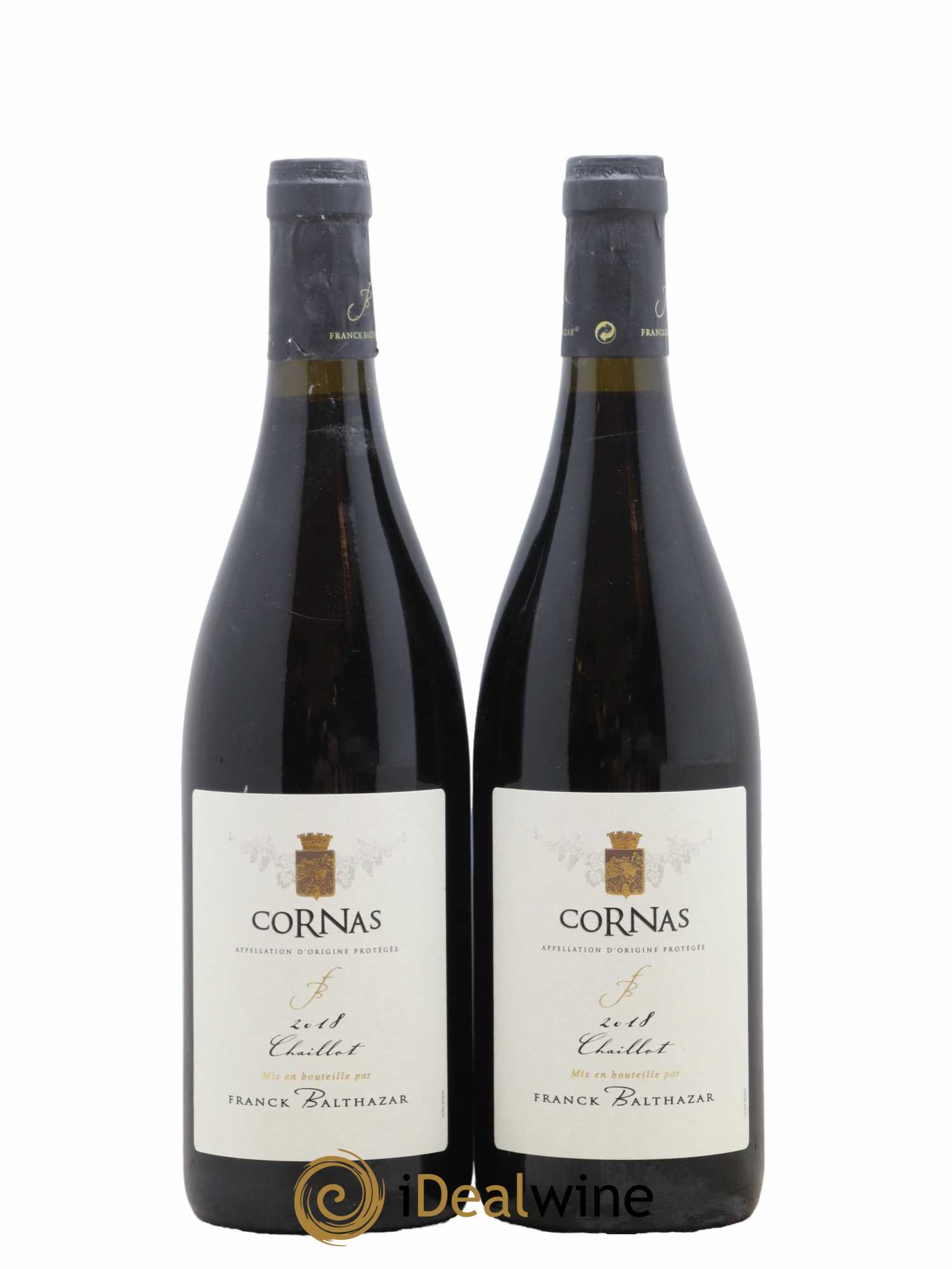 Cornas Chaillot Franck Balthazar (Domaine) 2018 - Lot de 2 bouteilles - 0