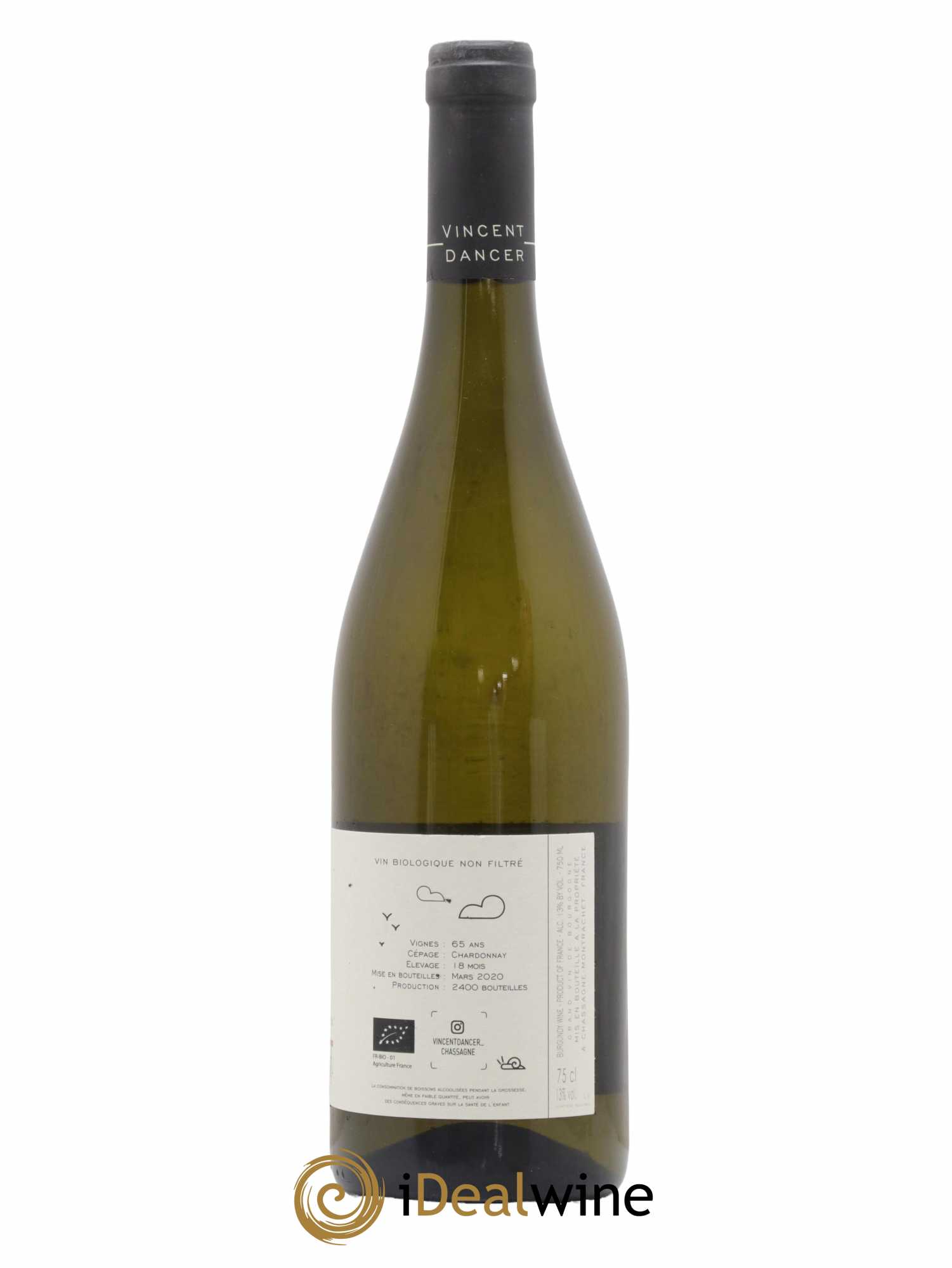 Chassagne-Montrachet 1er Cru (Morgeot) Tête du Clos Vincent Dancer 2018 - Lot of 1 bottle - 1