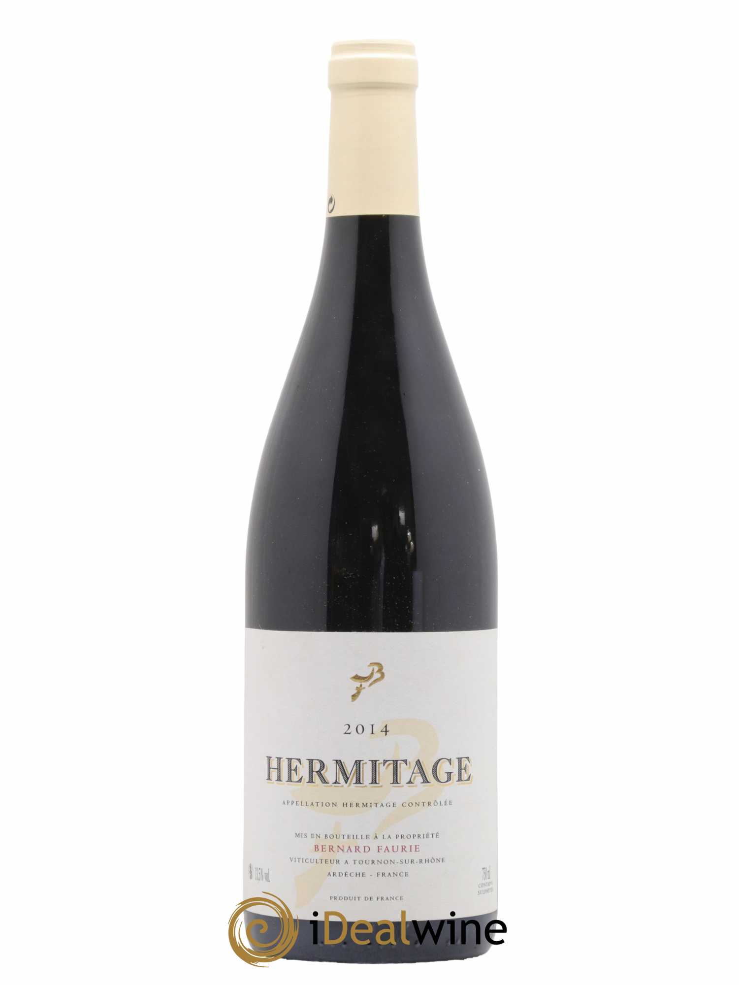 Hermitage Greffieux Bessards (capsule blanche) Bernard Faurie 2014 - Lot de 1 bouteille - 0